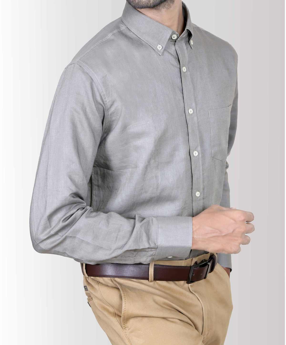 Smart Shirt Khaki - Image 2