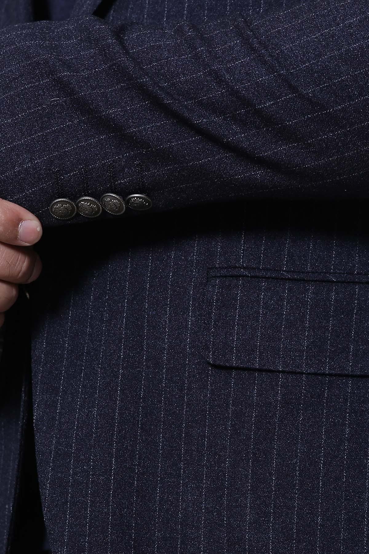 CASUAL COAT SLIM FIT NAVY - Image 3