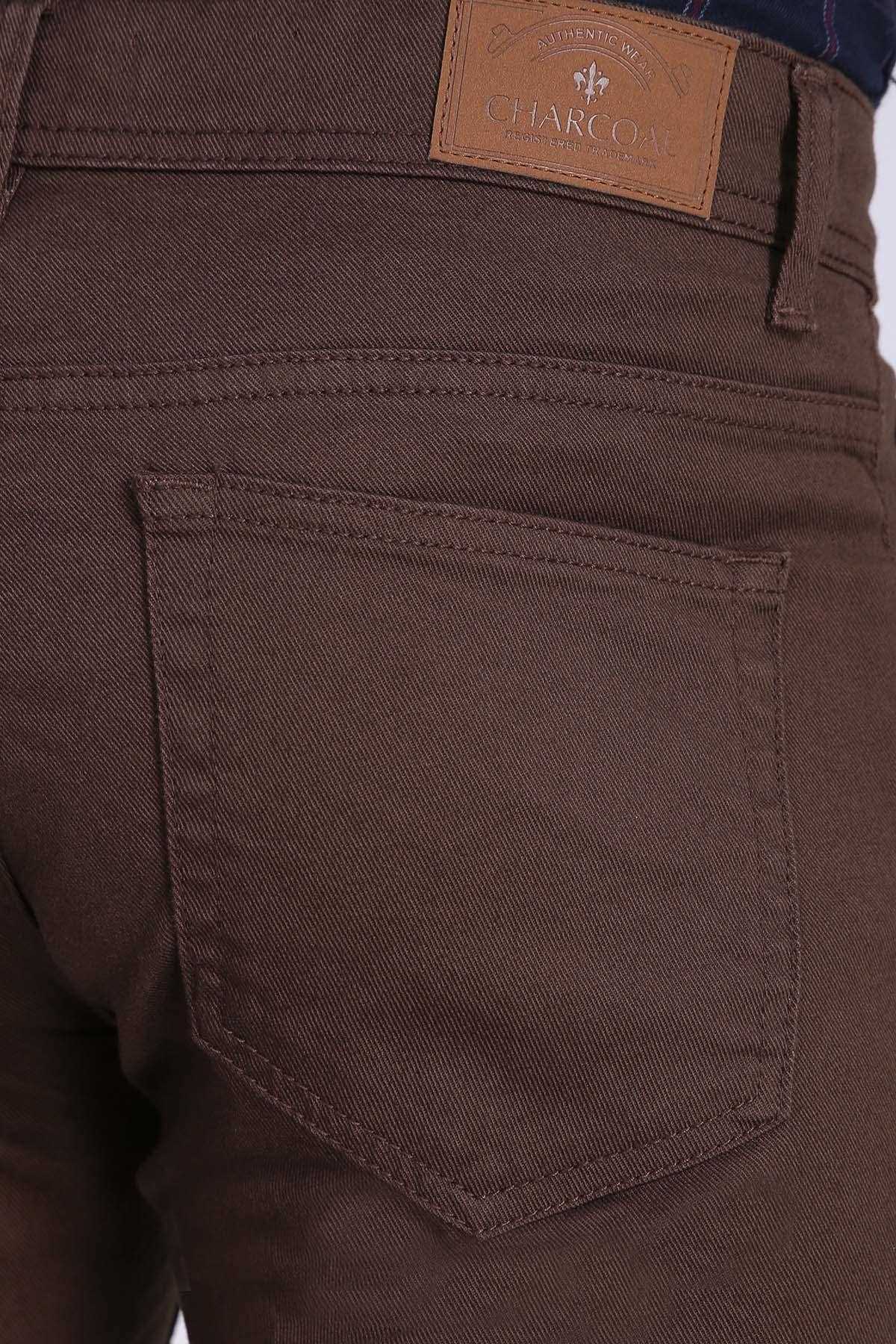 C PANT 5 POCKET SLIM FIT BROWN - Image 3