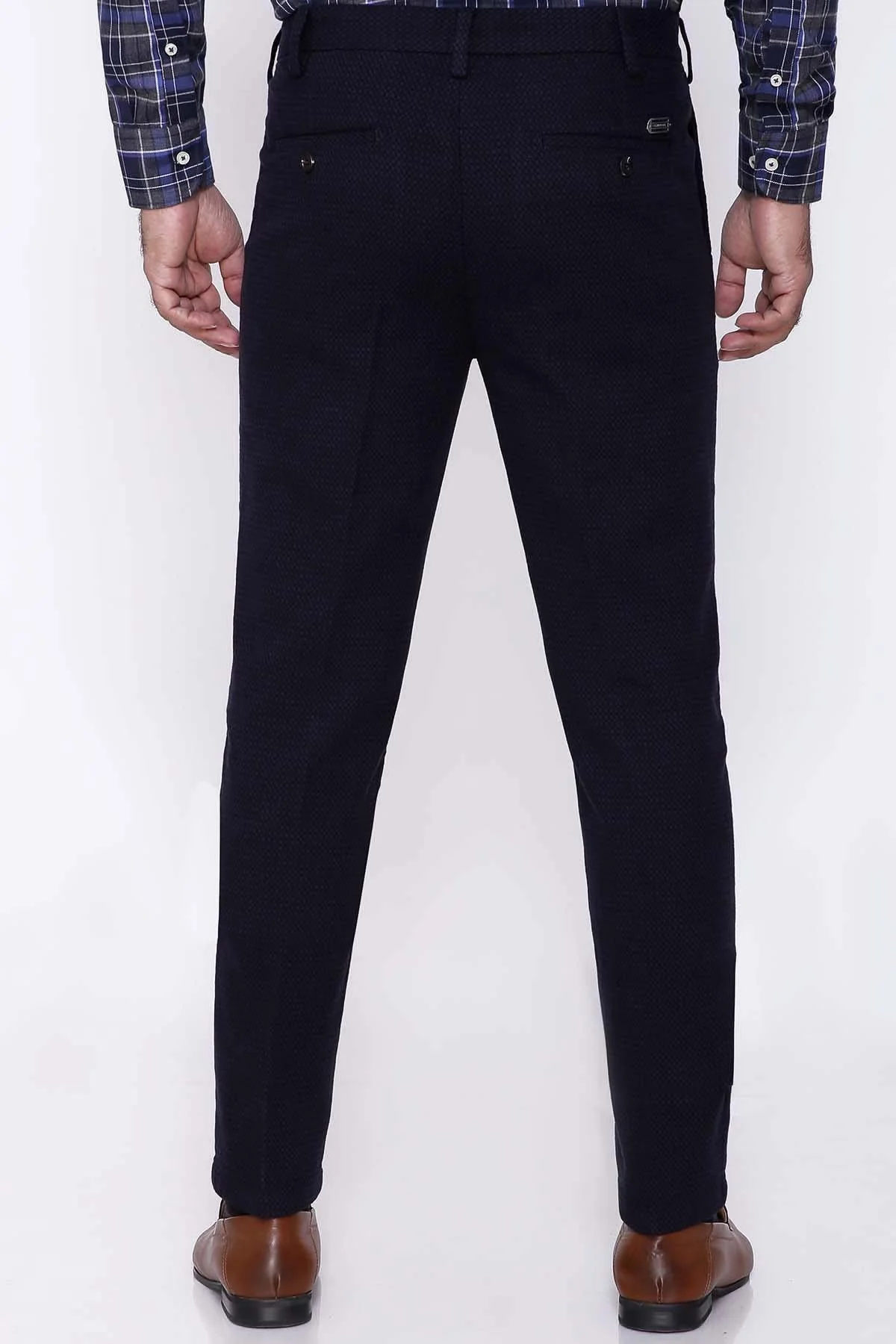 C PANT CROSS POCKET ITALIAN FIT NAVY - Image 2