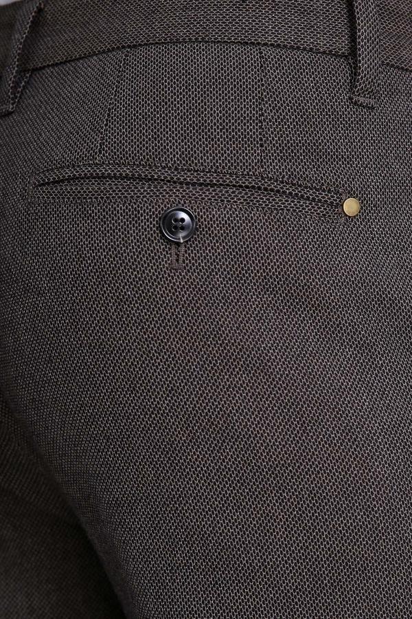 CASUAL PANT CROSS POCKET SLIM FIT GREY BLACK - Image 4