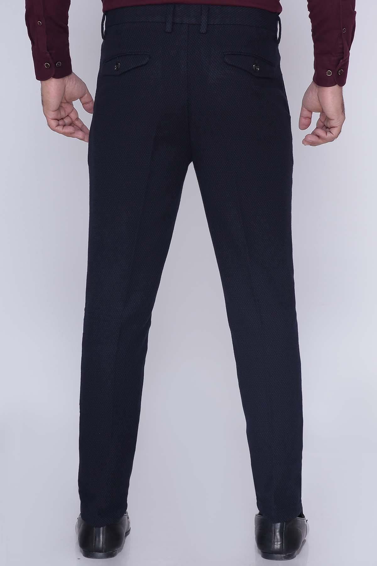 CASUAL PANT CROSS POCKET ITALIAN FIT NAVY - Image 2