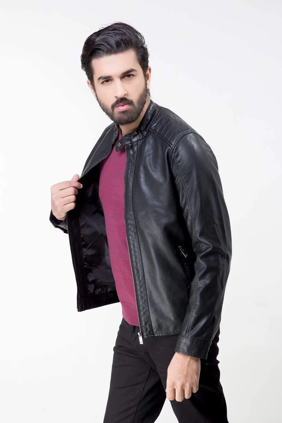 JACKET FULL SLEEVE BLACK - Image 2