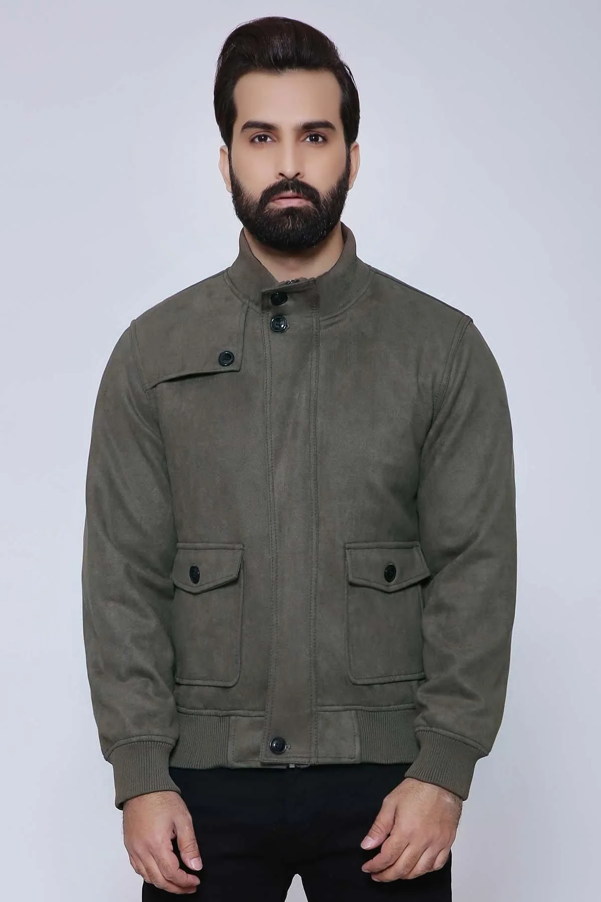 JACKET FULL SLEEVE OLIVE