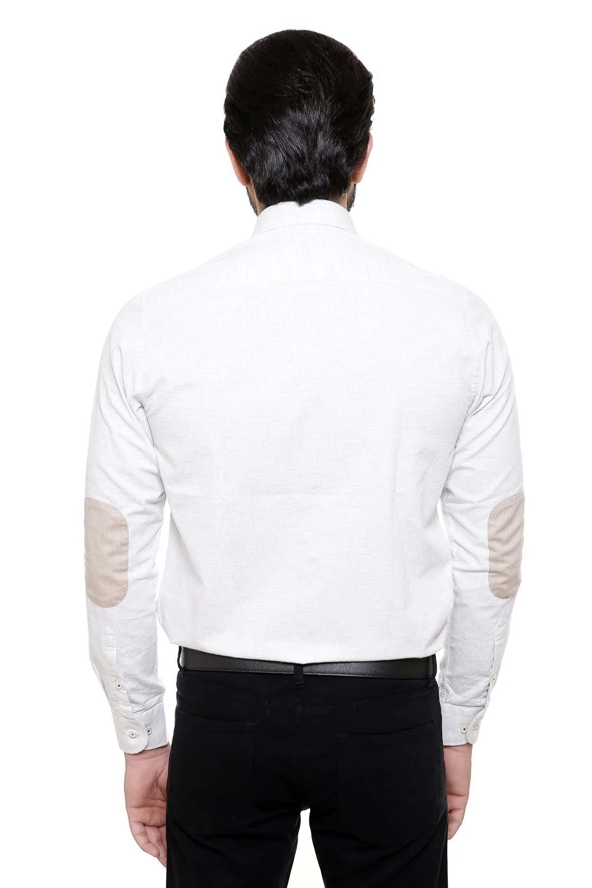 SMART SHIRT BUTTON DOWN FULL SLEEVE WHITE - Image 2