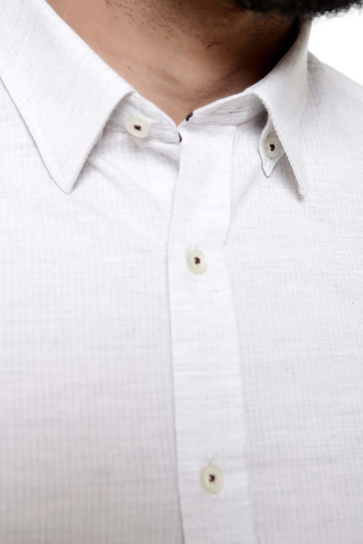SMART SHIRT BUTTON DOWN FULL SLEEVE WHITE - Image 3