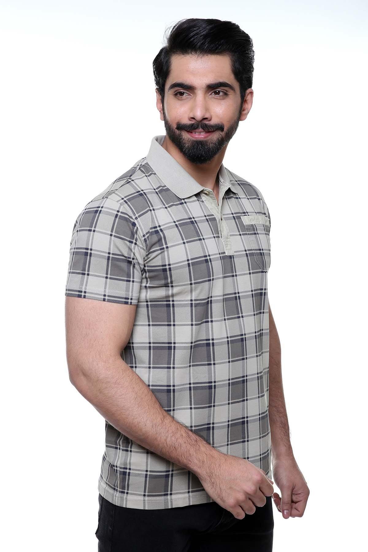 T SHIRT POLO LIGHT KHAKI - Image 2