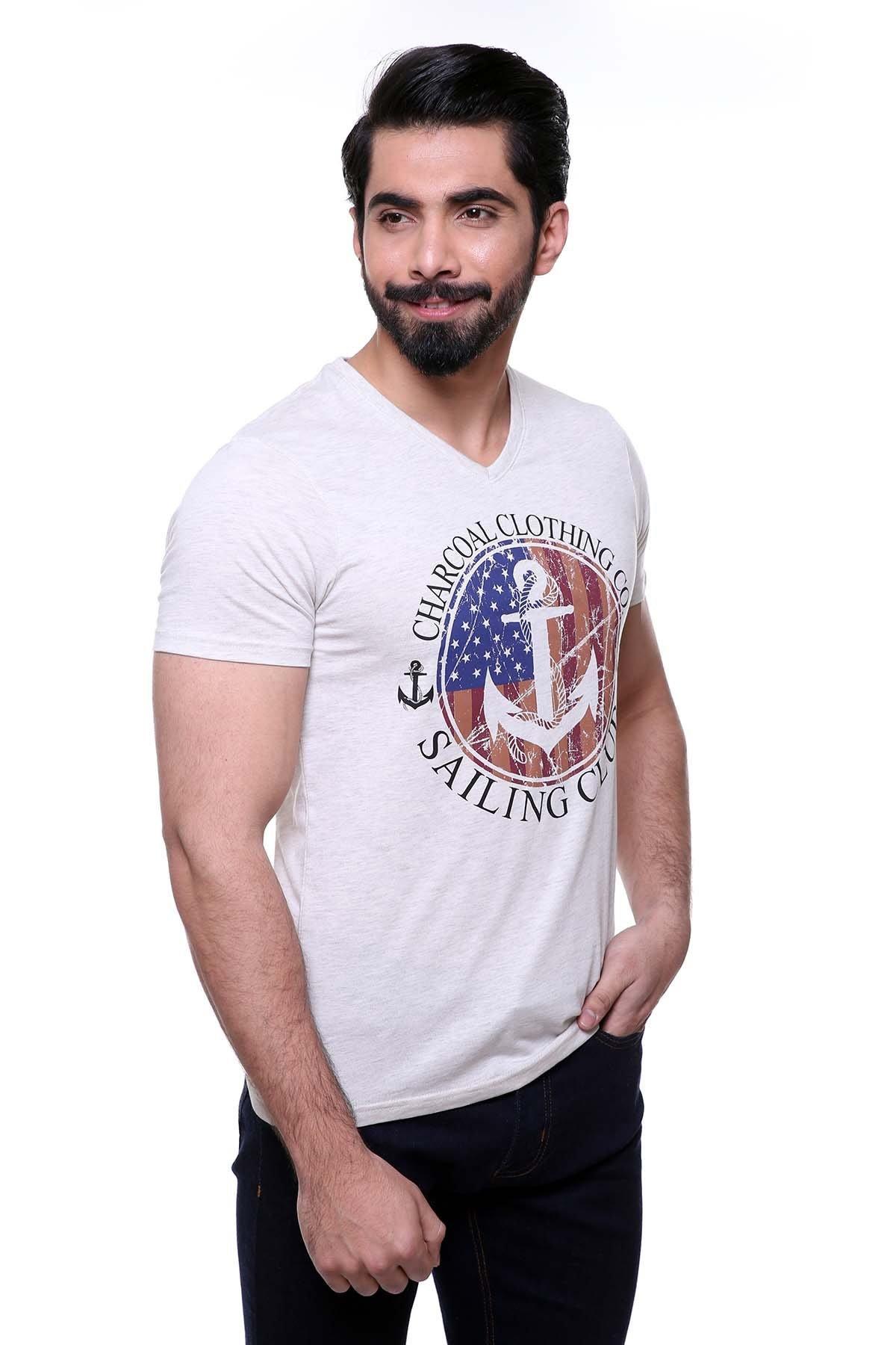 T SHIRT V NECK OUTMAIL - Image 2