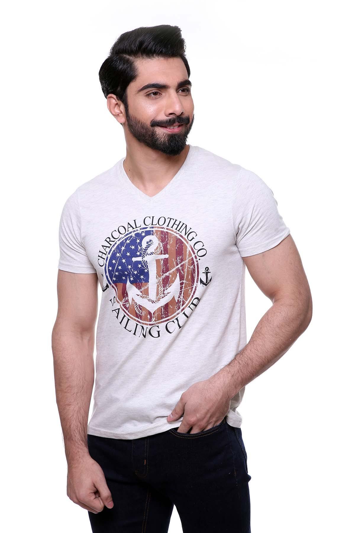 T SHIRT V NECK OUTMAIL - Image 3