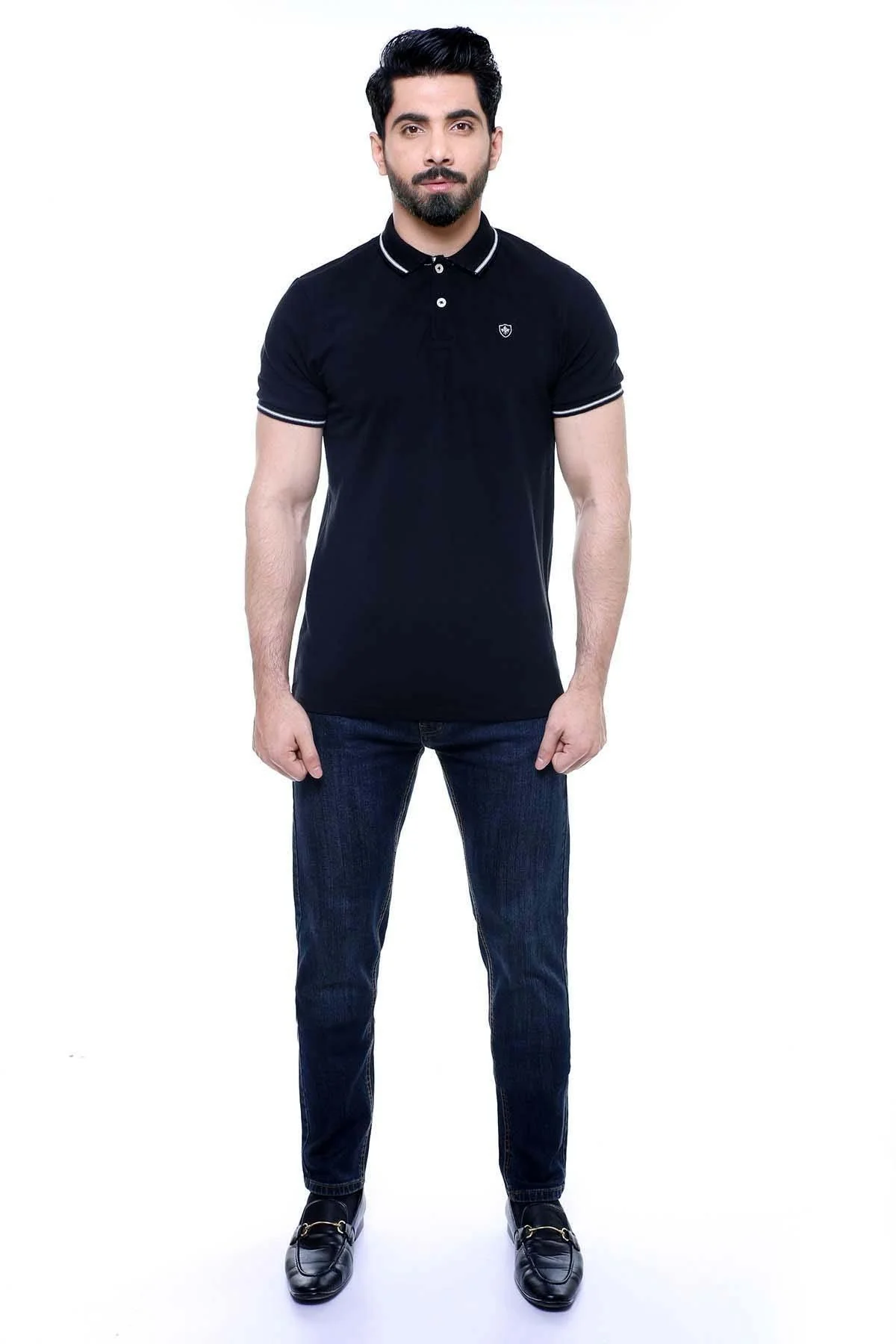 T SHIRT POLO Black