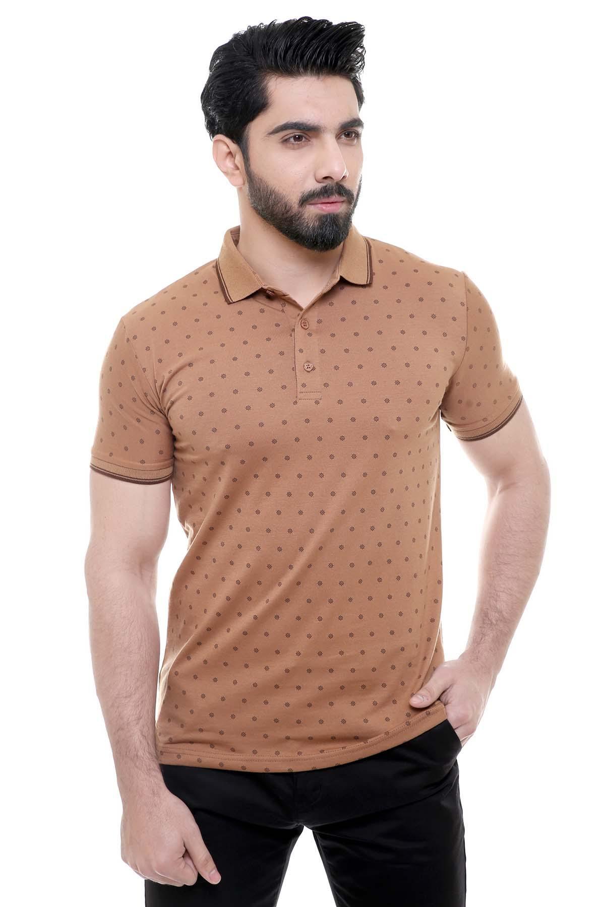 T SHIRT POLO LIGHT BROWN - Image 2