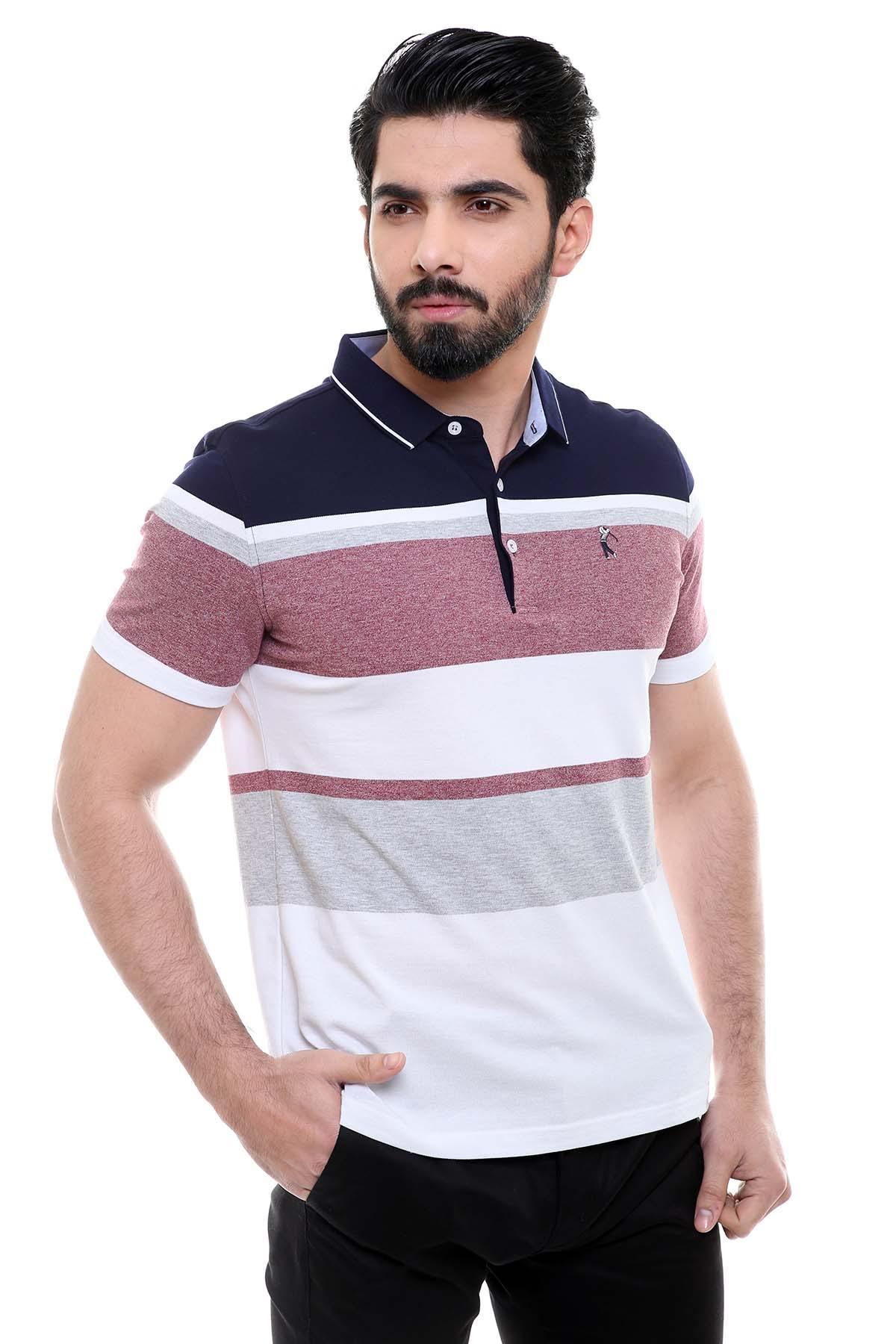 EXCLUSIVE T SHIRT NAVY WHITE - Image 2
