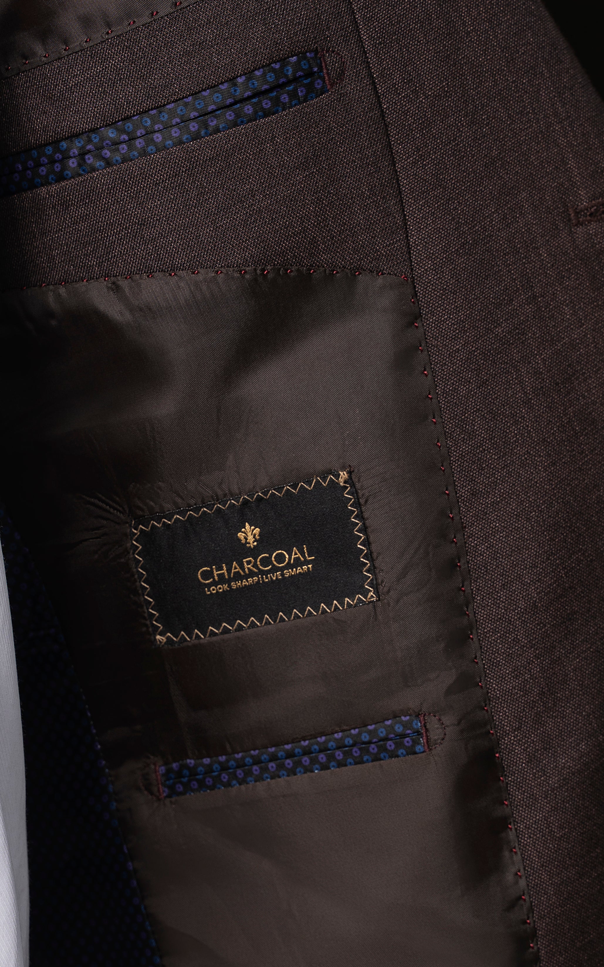 2 PIECE SUIT BROWN - Image 4