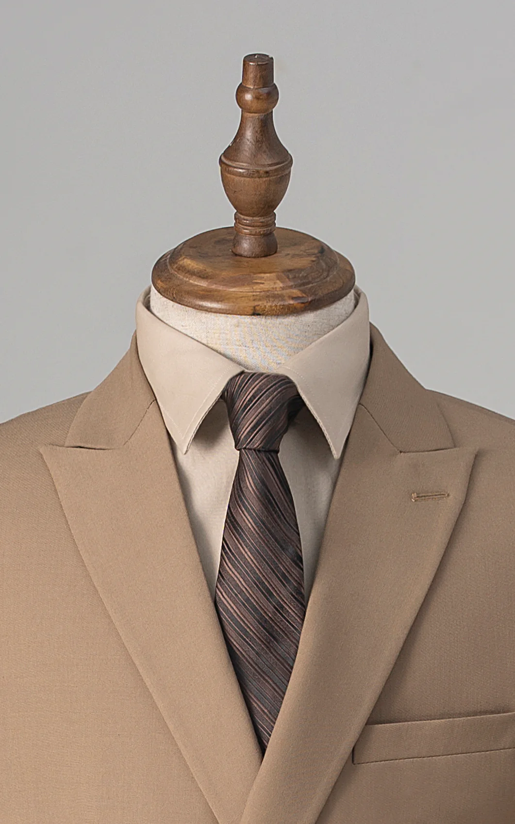 2 PIECE SUIT KHAKI - Image 3