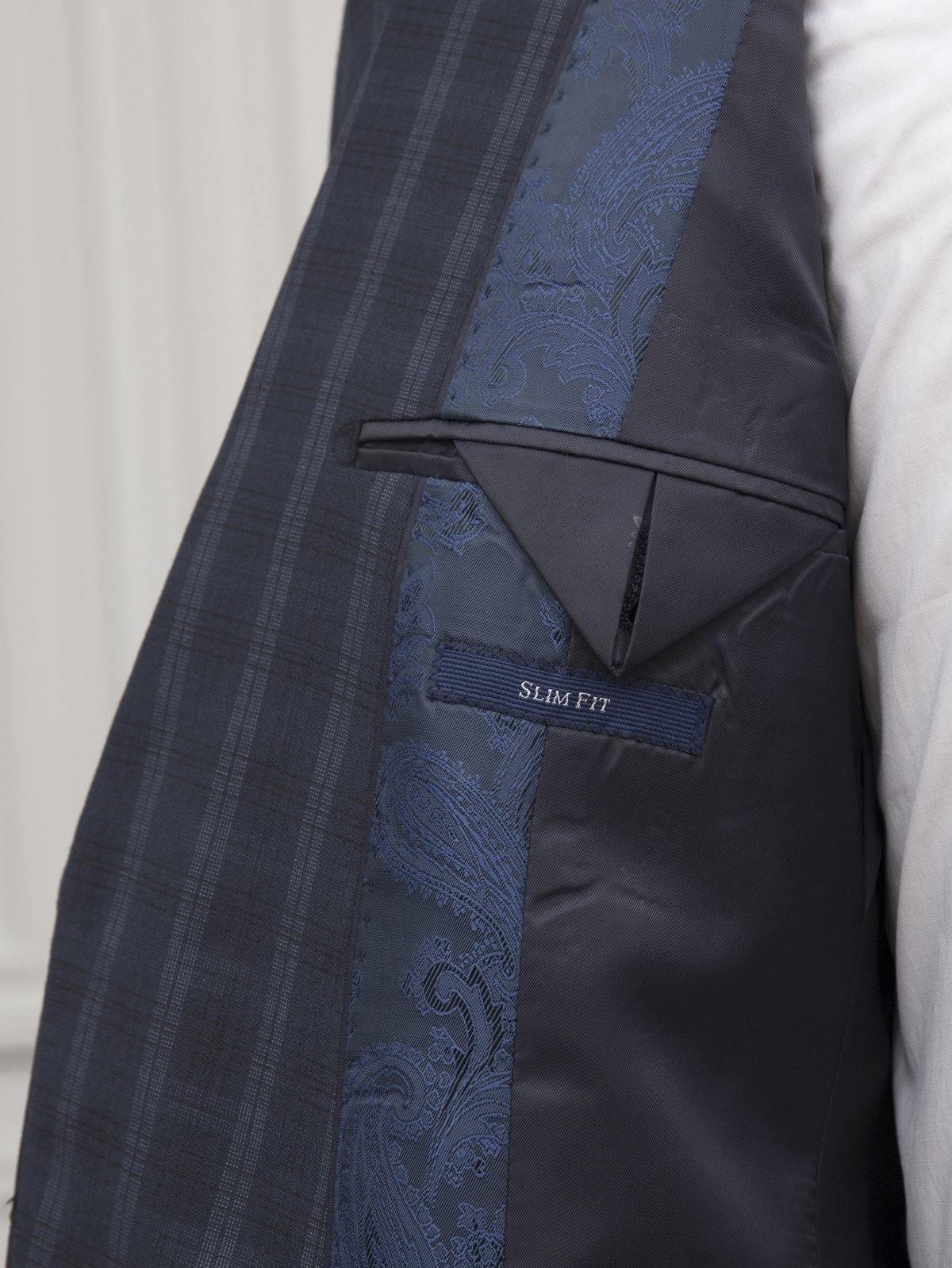 2 PIECE SUIT NAVY GREY - Image 5