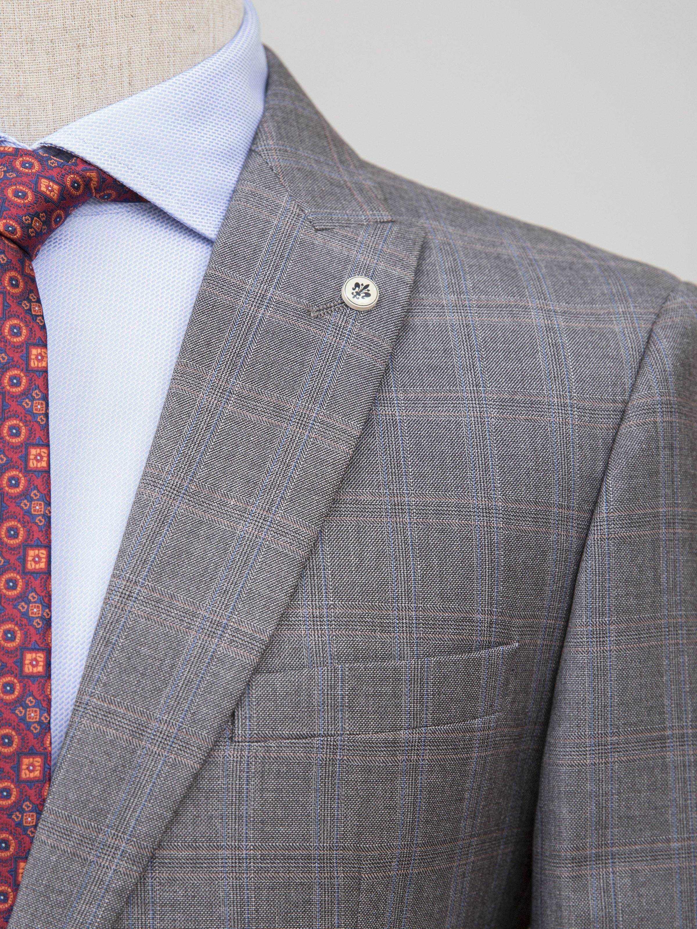 2 PIECE SUIT SLIM FIT GREY - Image 5