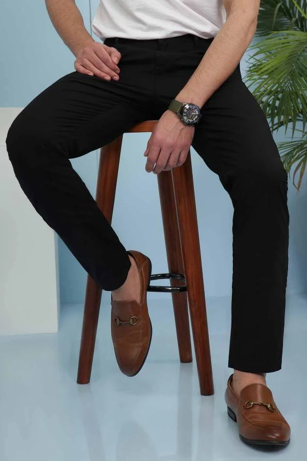 C PANT CROSS POCKET BLACK - Image 3
