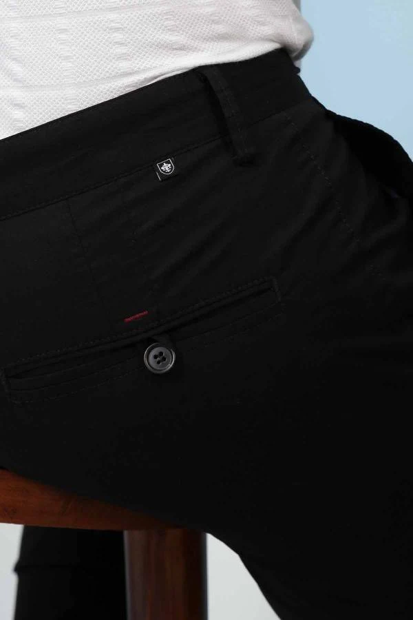 C PANT CROSS POCKET BLACK - Image 4