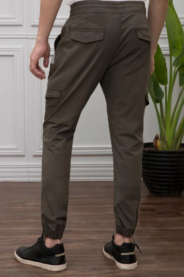 Cargo Trouser Slim Fit Olive - Image 2