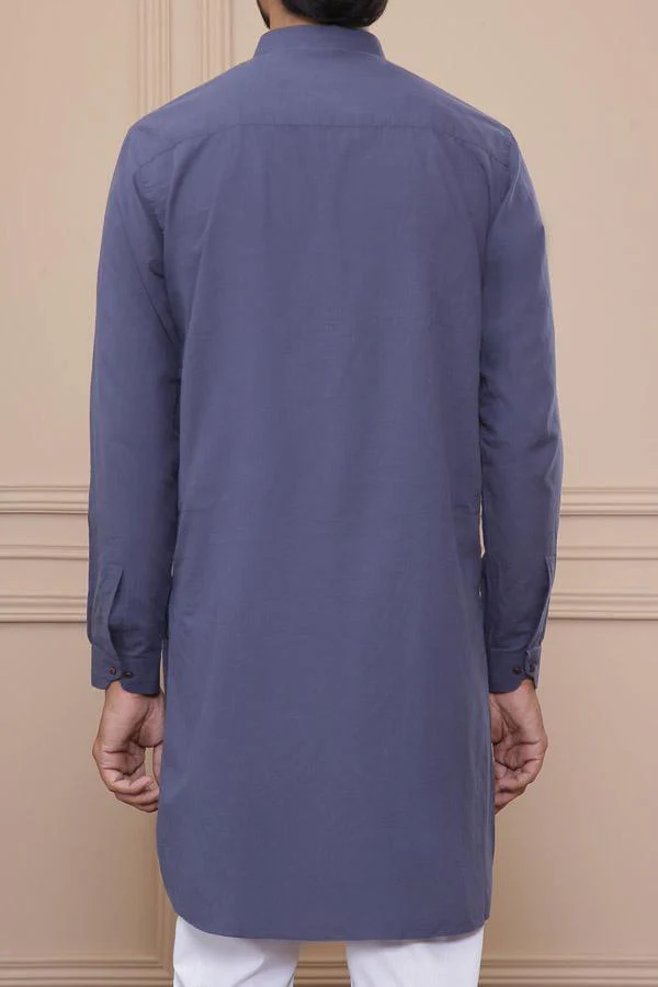 SHORT KURTA  DARK GREY - Image 2