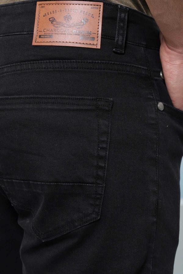 SHORT (DENIM) CHARCOAL BLUE - Image 3