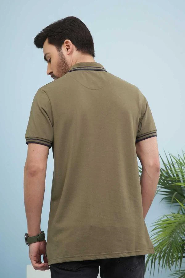 T SHIRT POLO TIPPING GREEN - Image 3