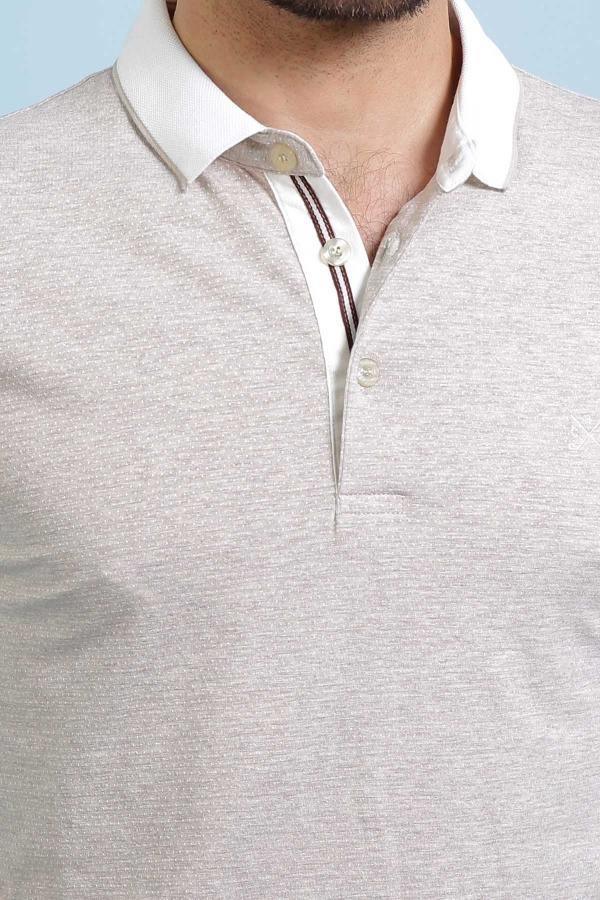 T SHIRT POLO LIGHT BROWN - Image 2