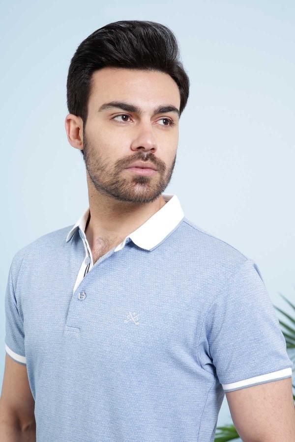 T SHIRT POLO SKY BLUE - Image 2