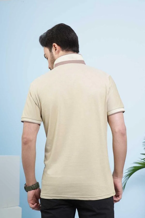 T SHIRT POLO KHAKI - Image 3
