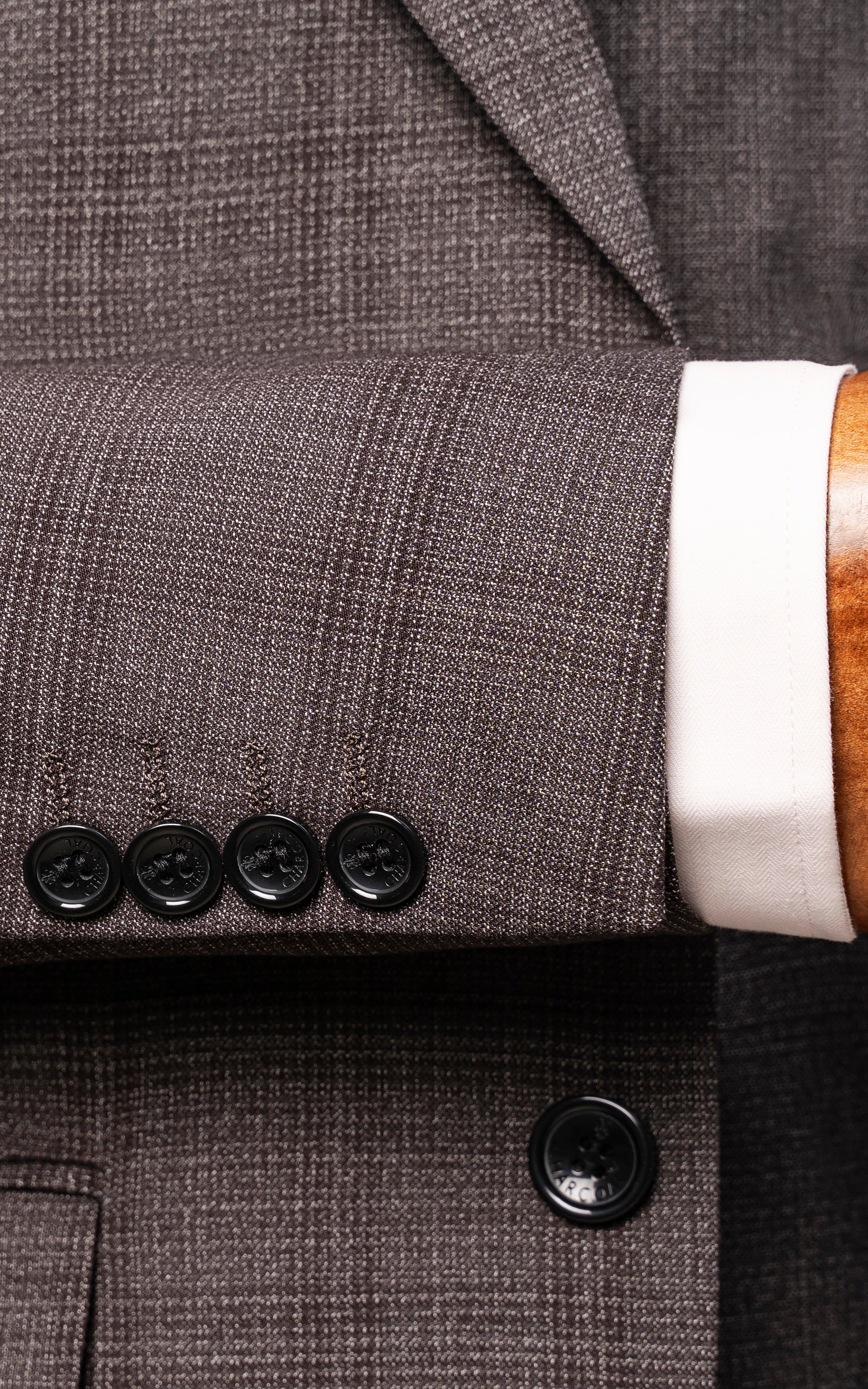 3 PIECE SUIT SLIM FIT BROWN - Image 5