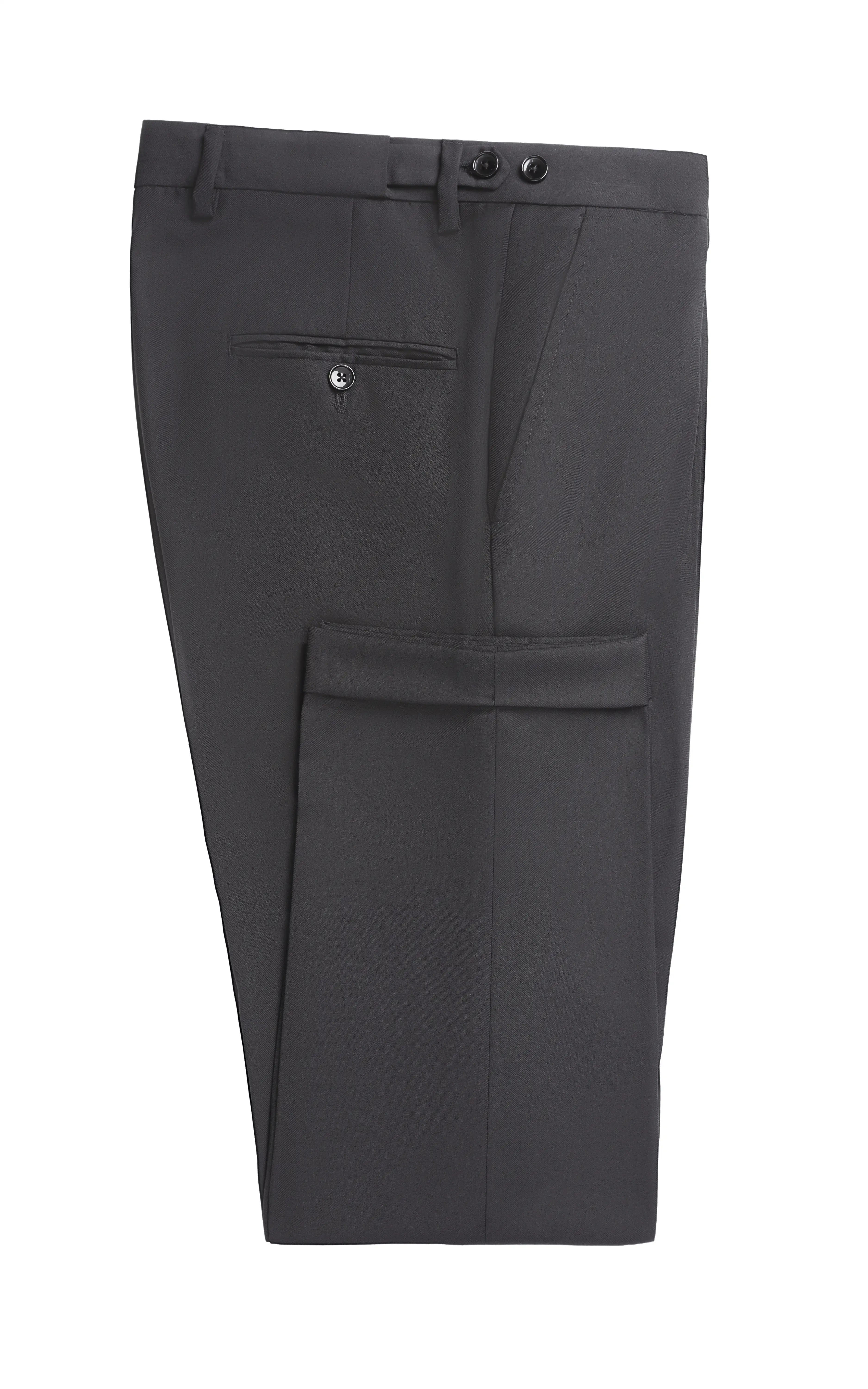 Adjustable Waist Dress Pant Charcoal - Image 4