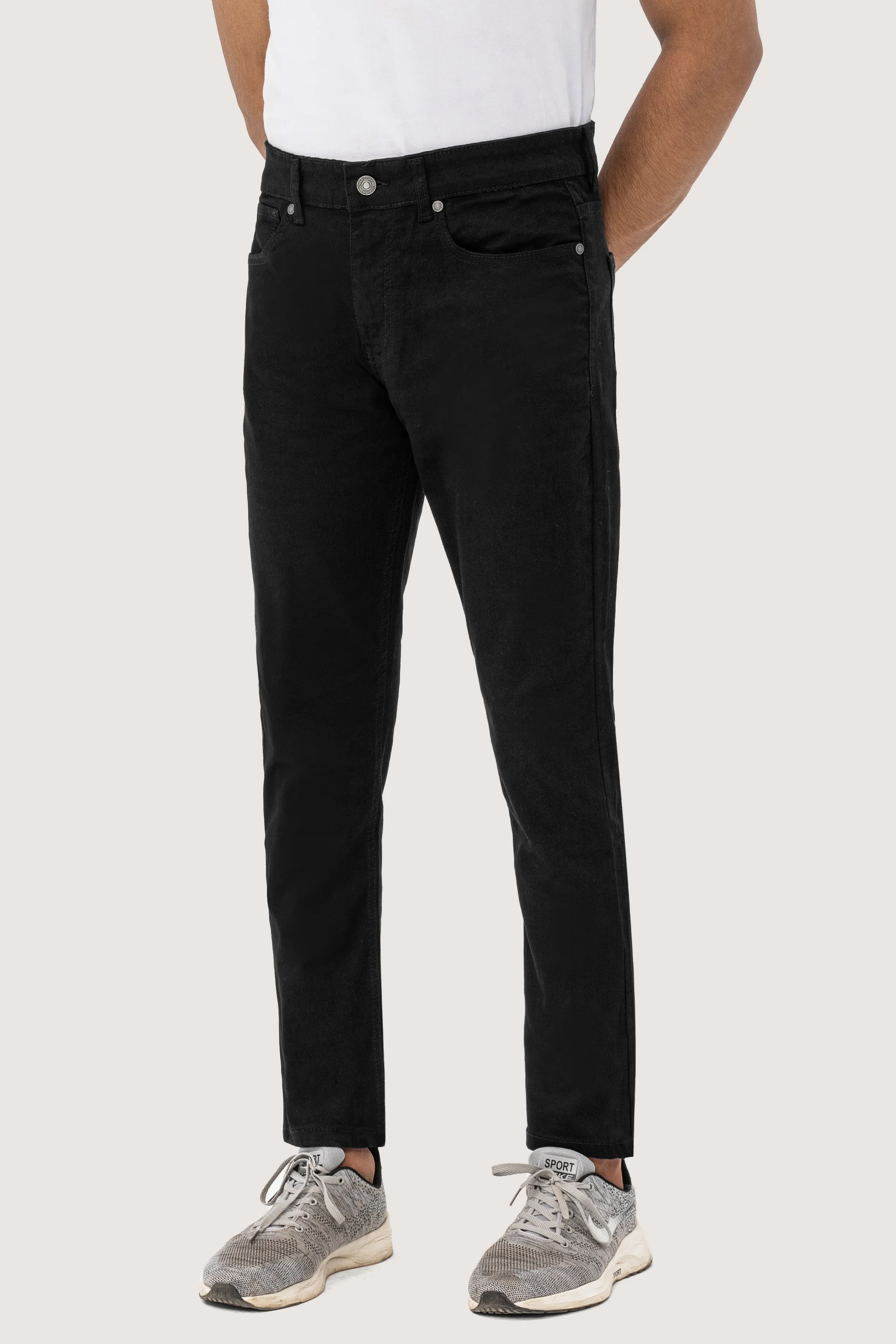 BASIC 5-POCKET PANT BLACK - Image 2
