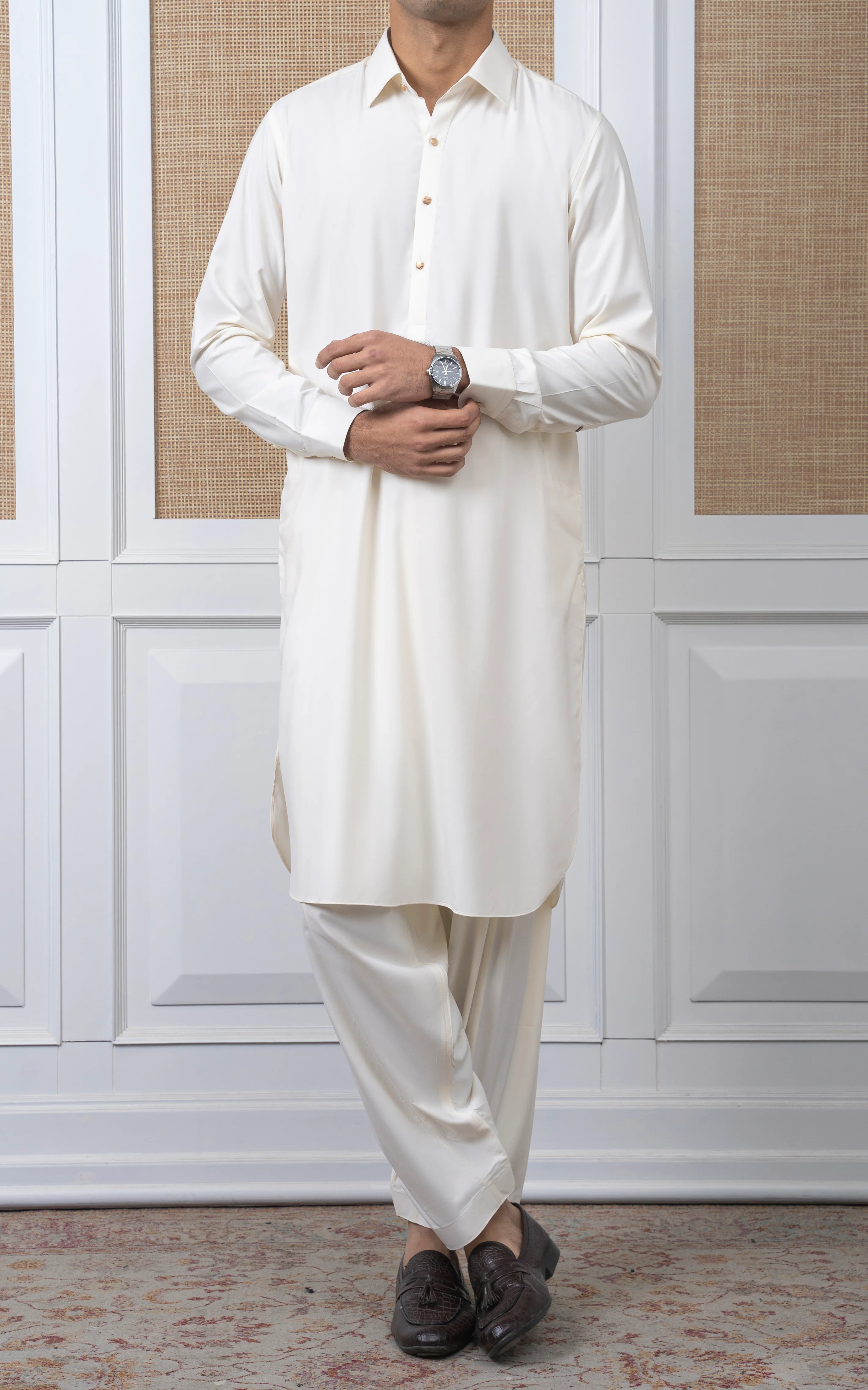 BLENDED BOSKI KAMEEZ SHALWAR - SIGNATURE COLLECTION BOSKI - Image 5