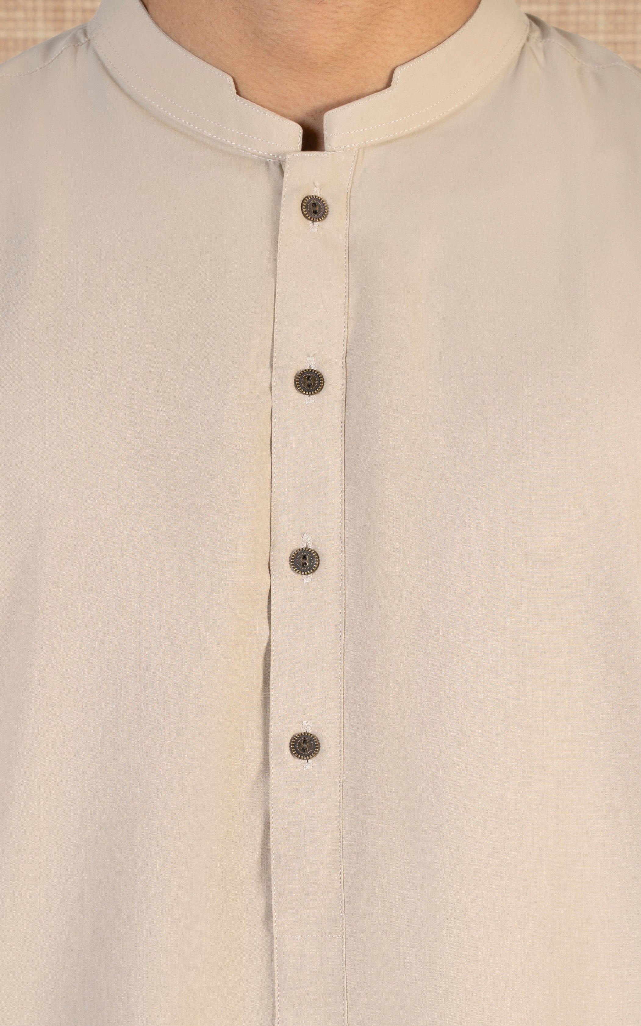BLENDED KAMEEZ SHALWAR - SIGNATURE COLLECTION CREAM - Image 10