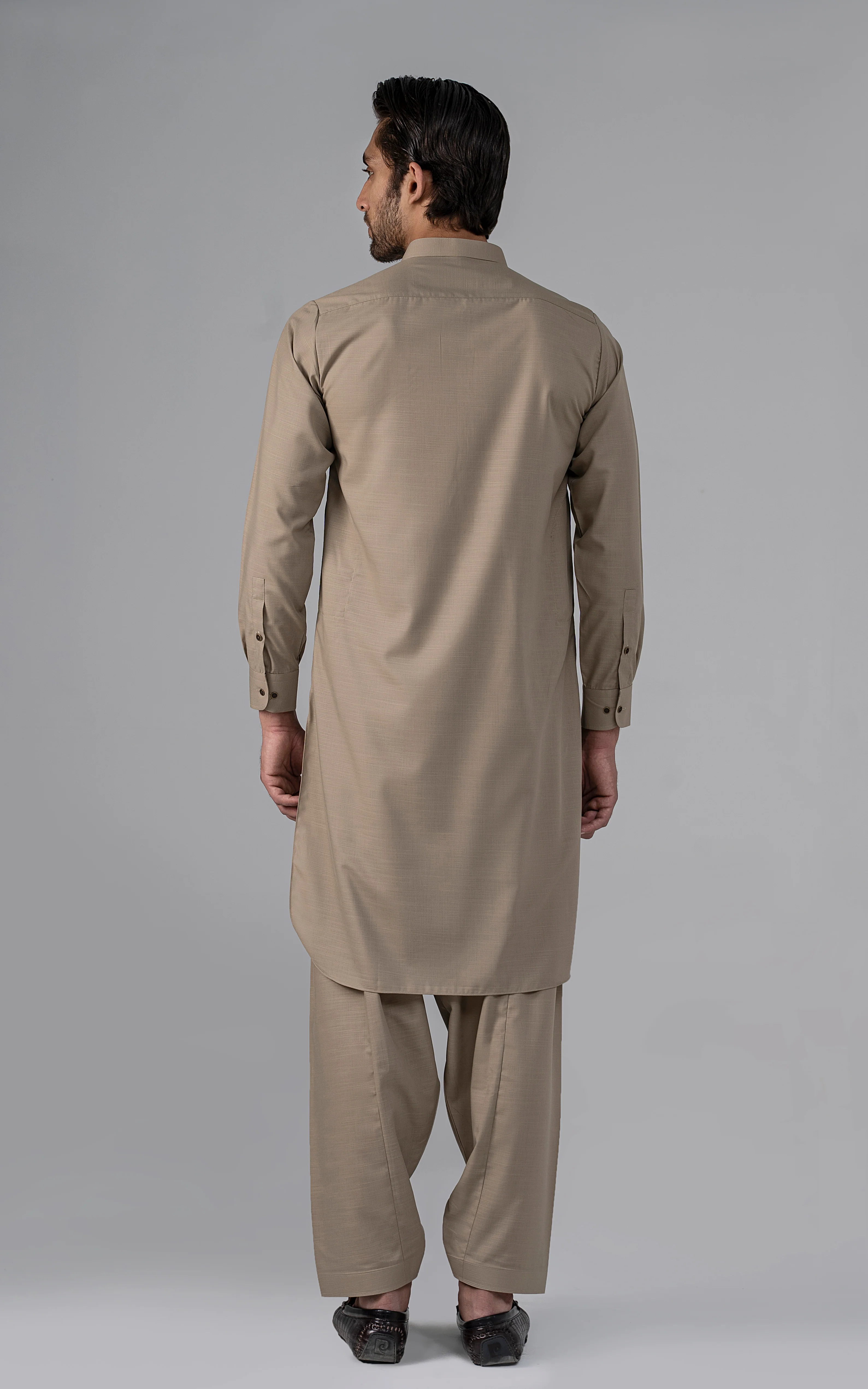 BLENDED SLUB WASH & WEAR - CLASSIC COLLECTION BEIGE - Image 4