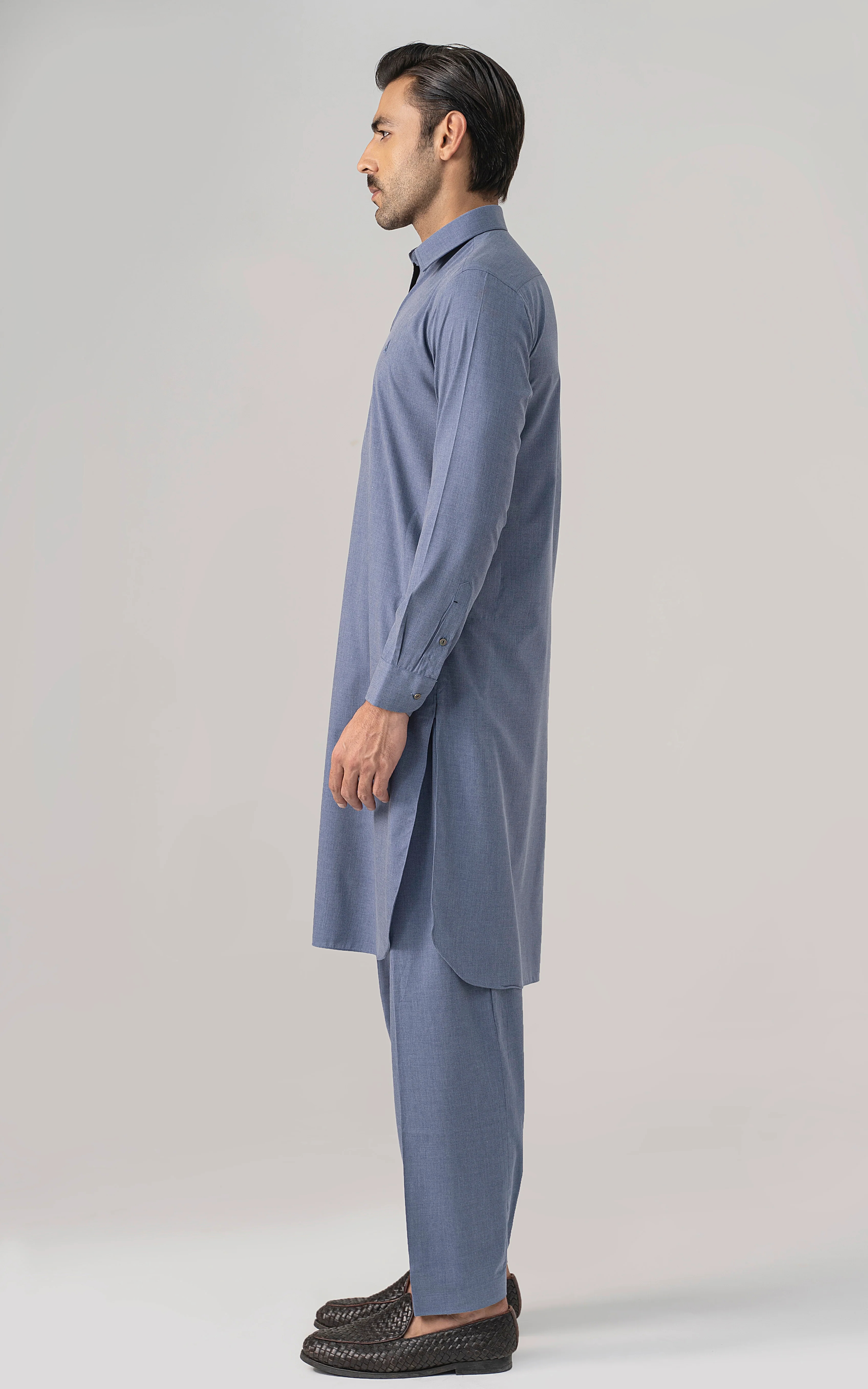 BLENDED WASH & WEAR - CLASSIC COLLECTION BLUE MELANGE - Image 3