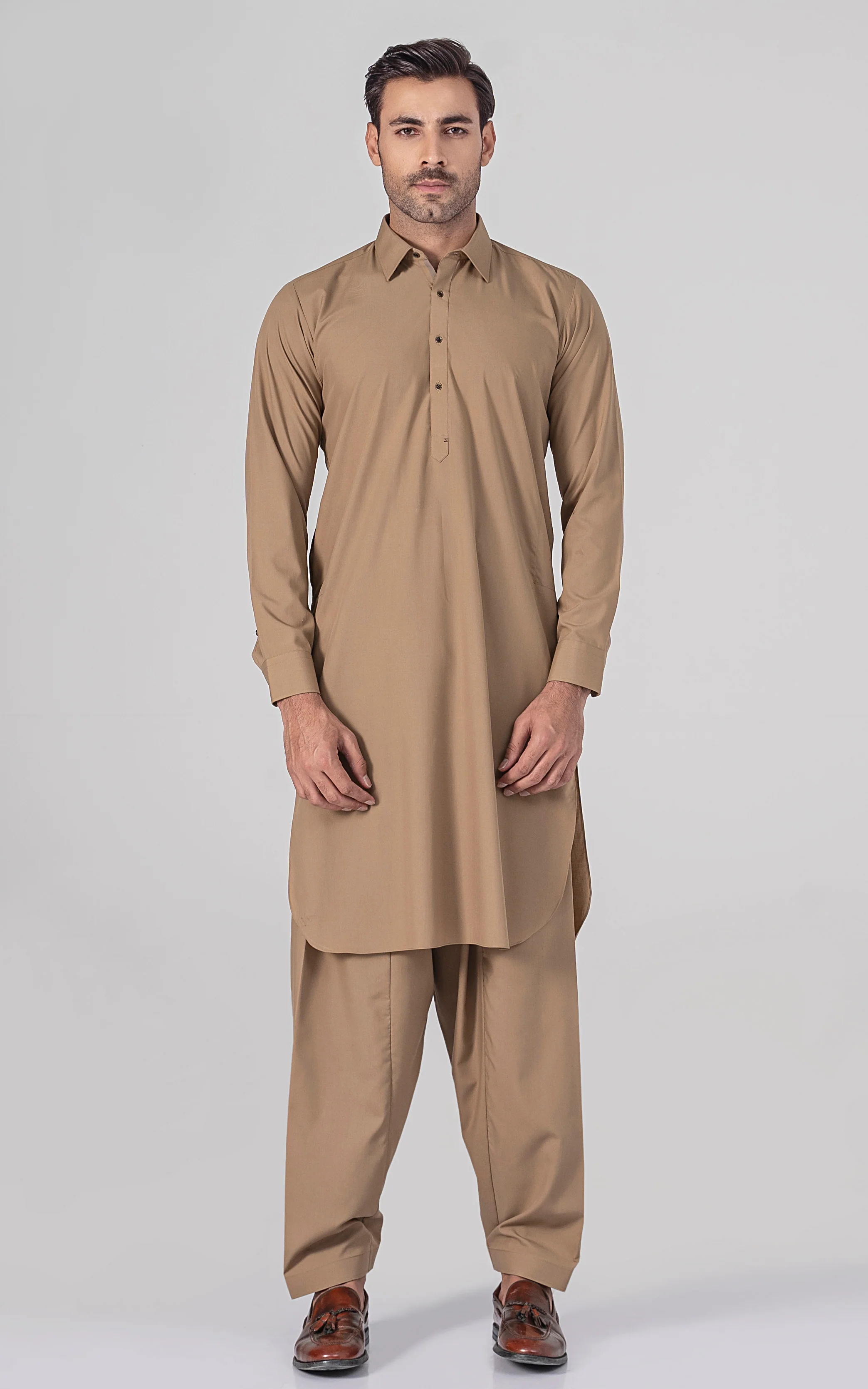 BLENDED WASH & WEAR - CLASSIC COLLECTION BROWN