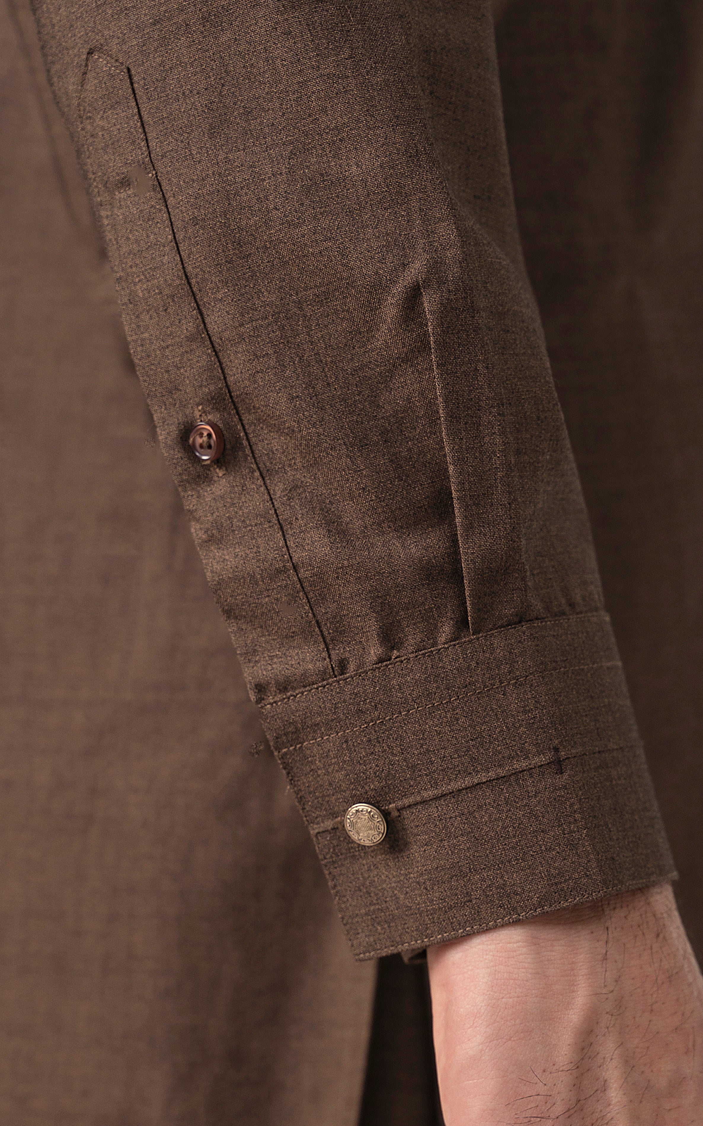 BLENDED WASH & WEAR -CLASSIC COLLECTION BROWN MELANGE - Image 5