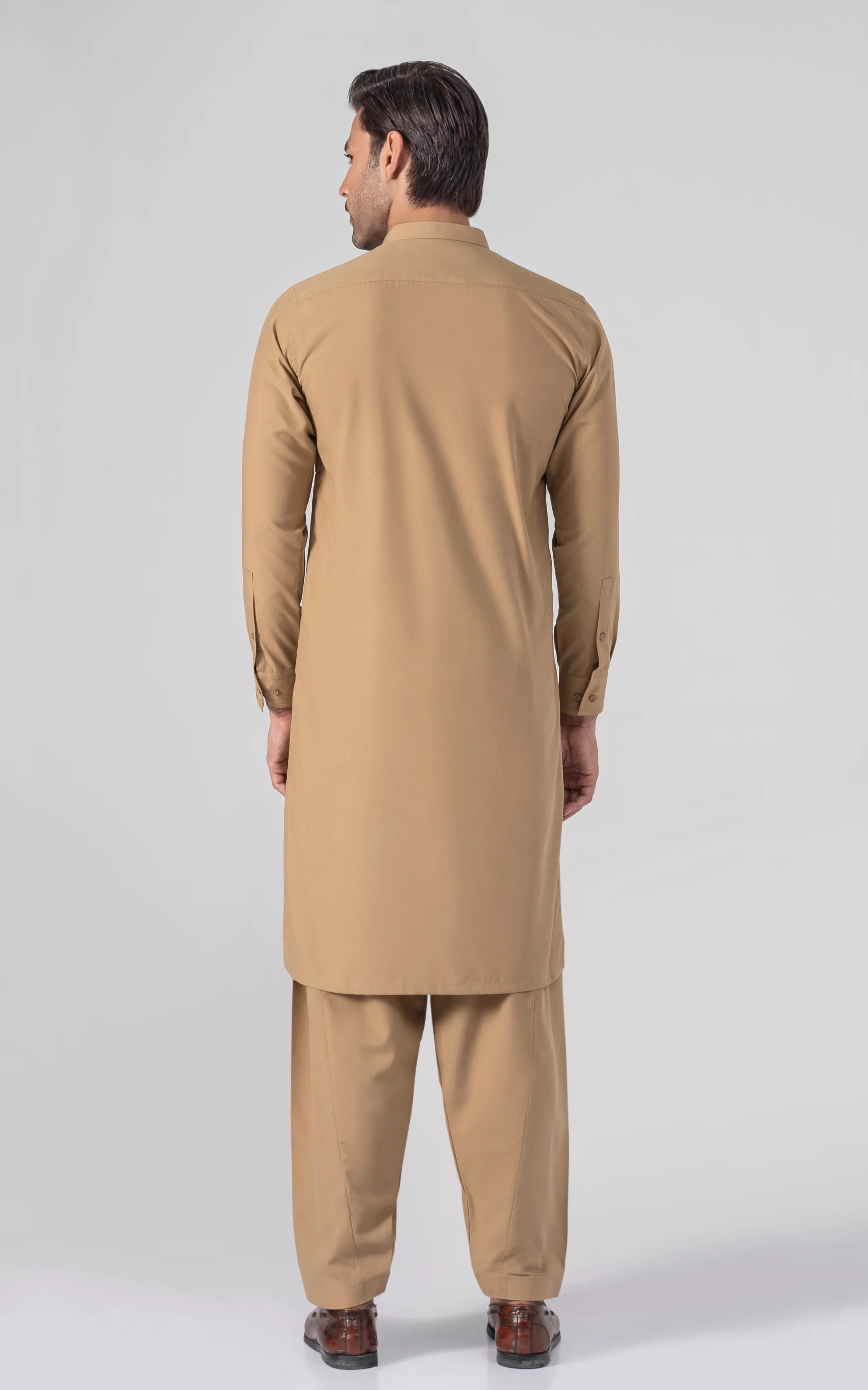 BLENDED WASH & WEAR - SIGNATURE COLLECTION DARK KHAKI - Image 4