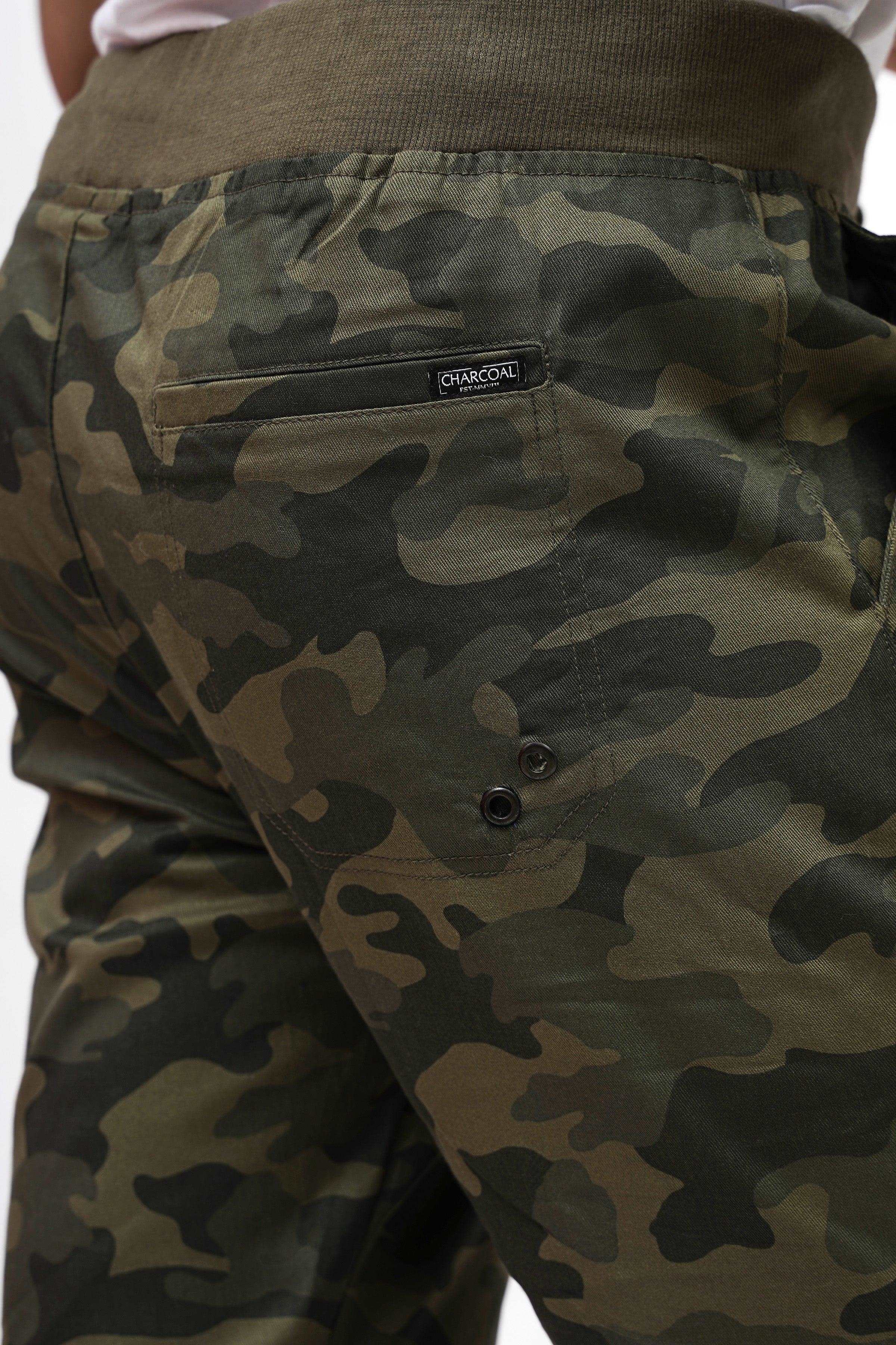 CAMOUFLAGE JOGGER SLIMFIT CAMOUFLAGE PRINT TROUSER - Image 4