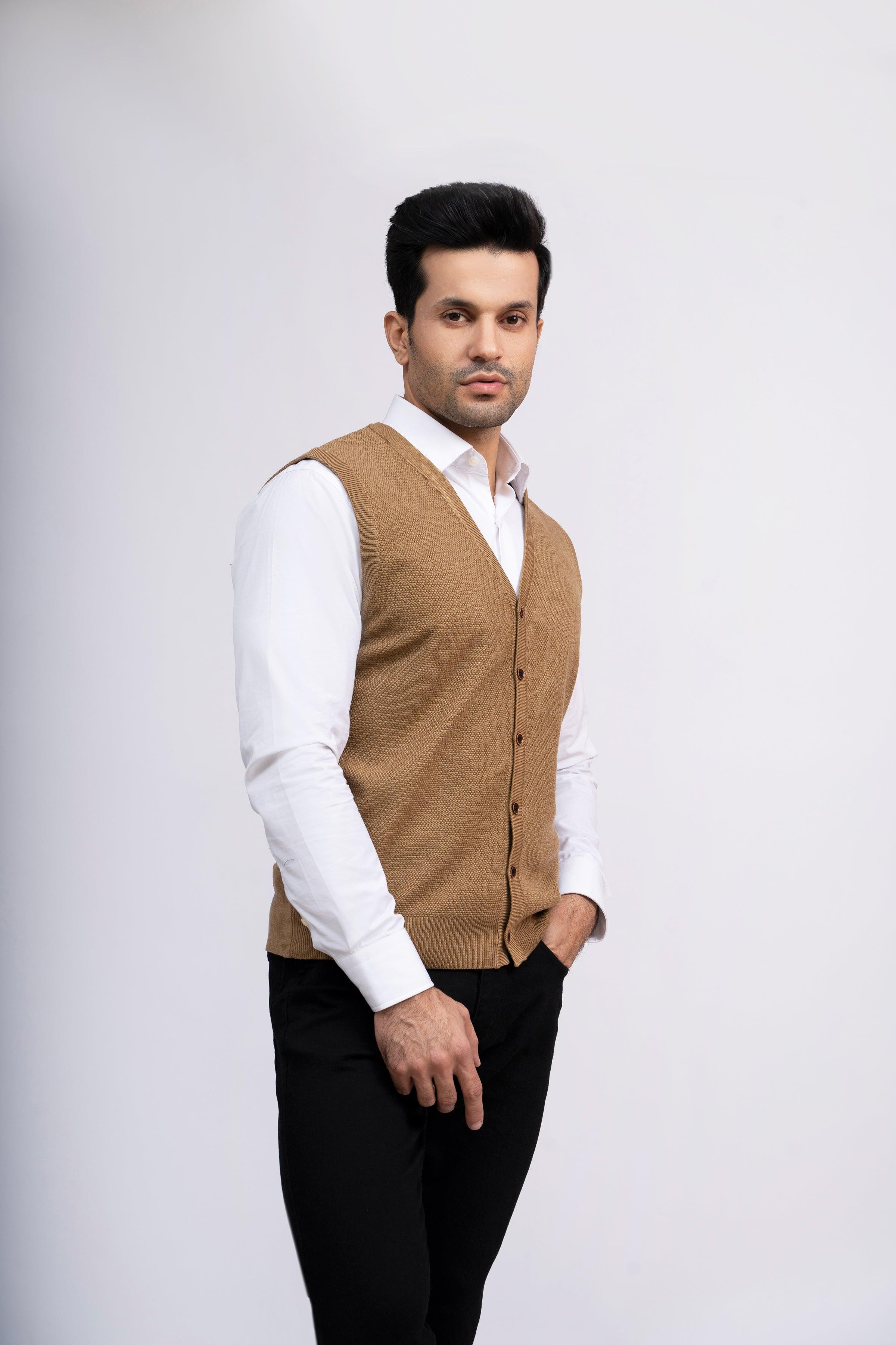 CARDIGAN SWEATER S/L KHAKI - Image 2