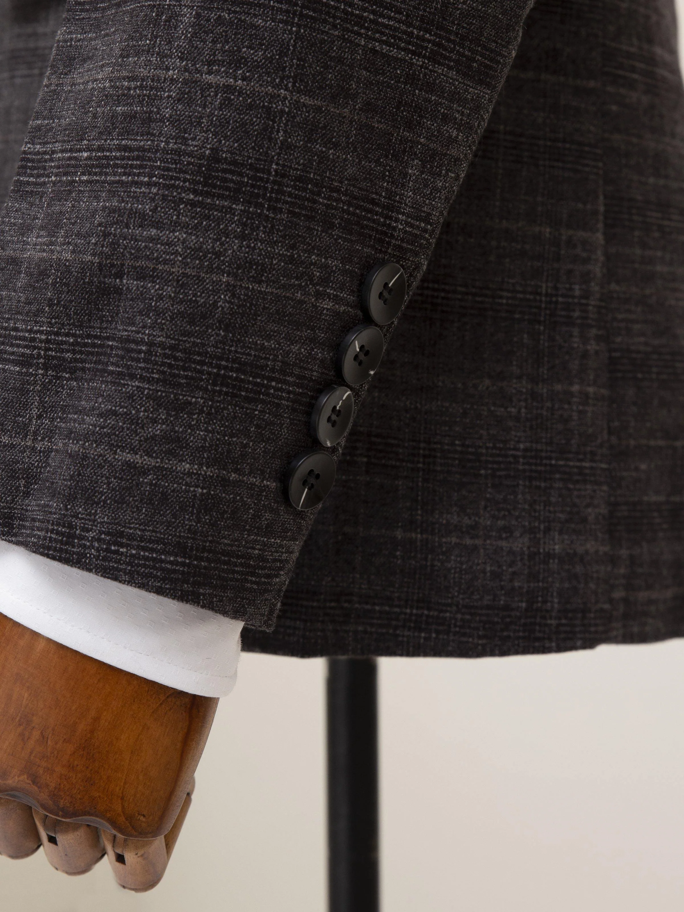 CASUAL COAT 2 BUTTON GREY - Image 4