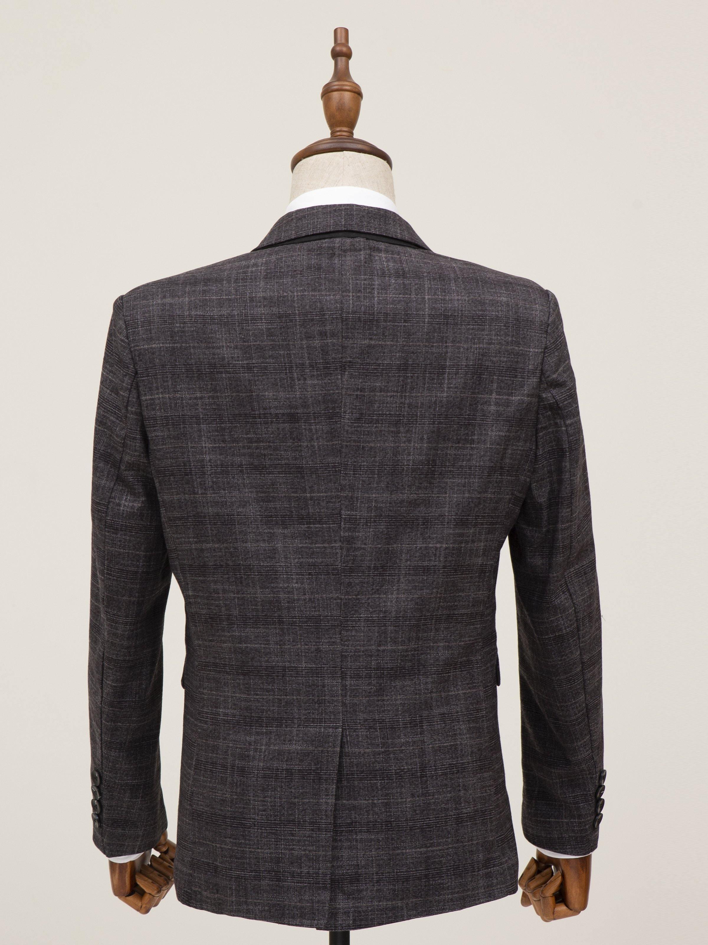 CASUAL COAT 2 BUTTON GREY - Image 6