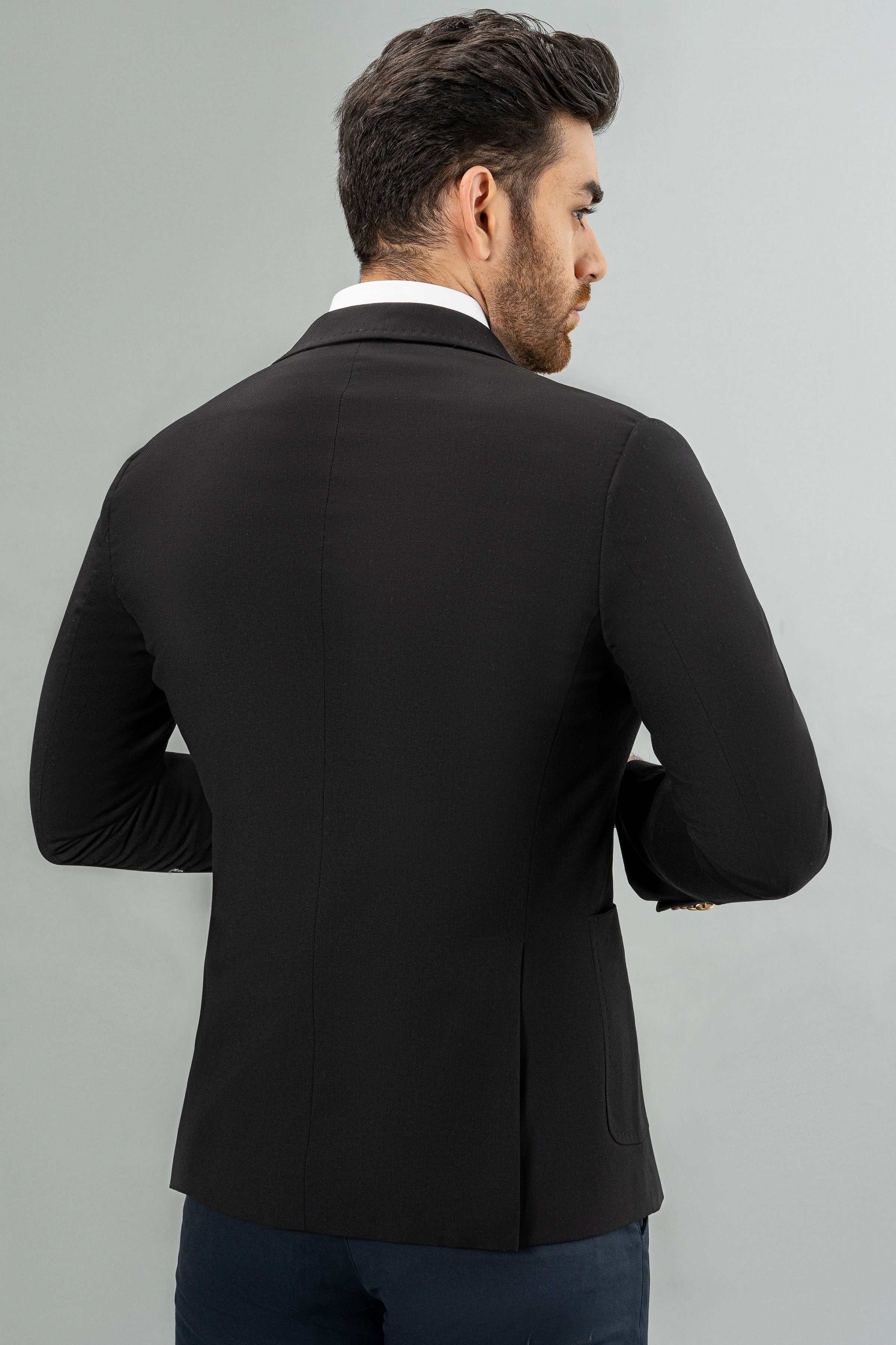 SIGNATURE CASUAL COAT BLACK - Image 4
