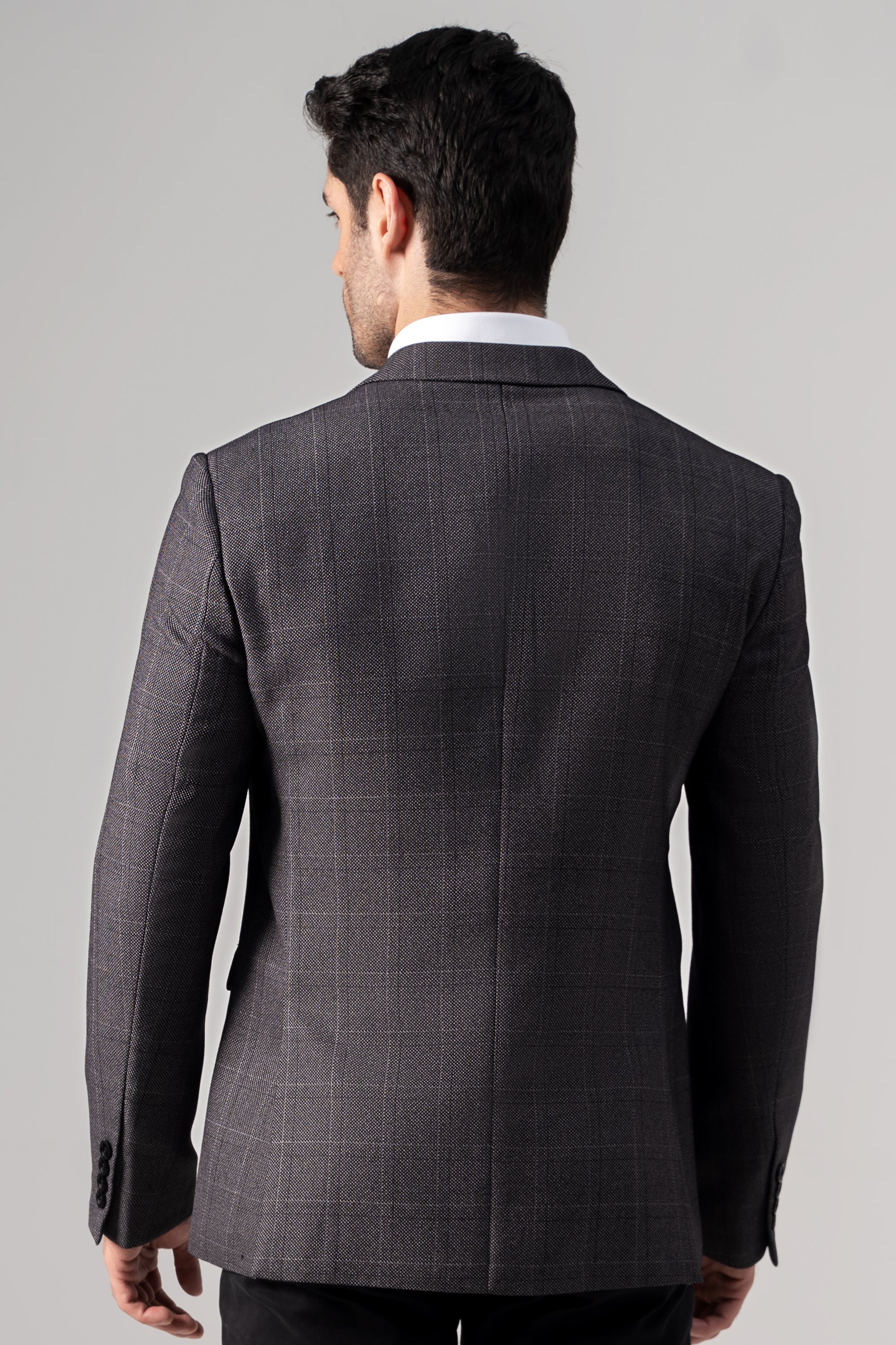 CASUAL COAT CHARCOAL GREY - Image 4