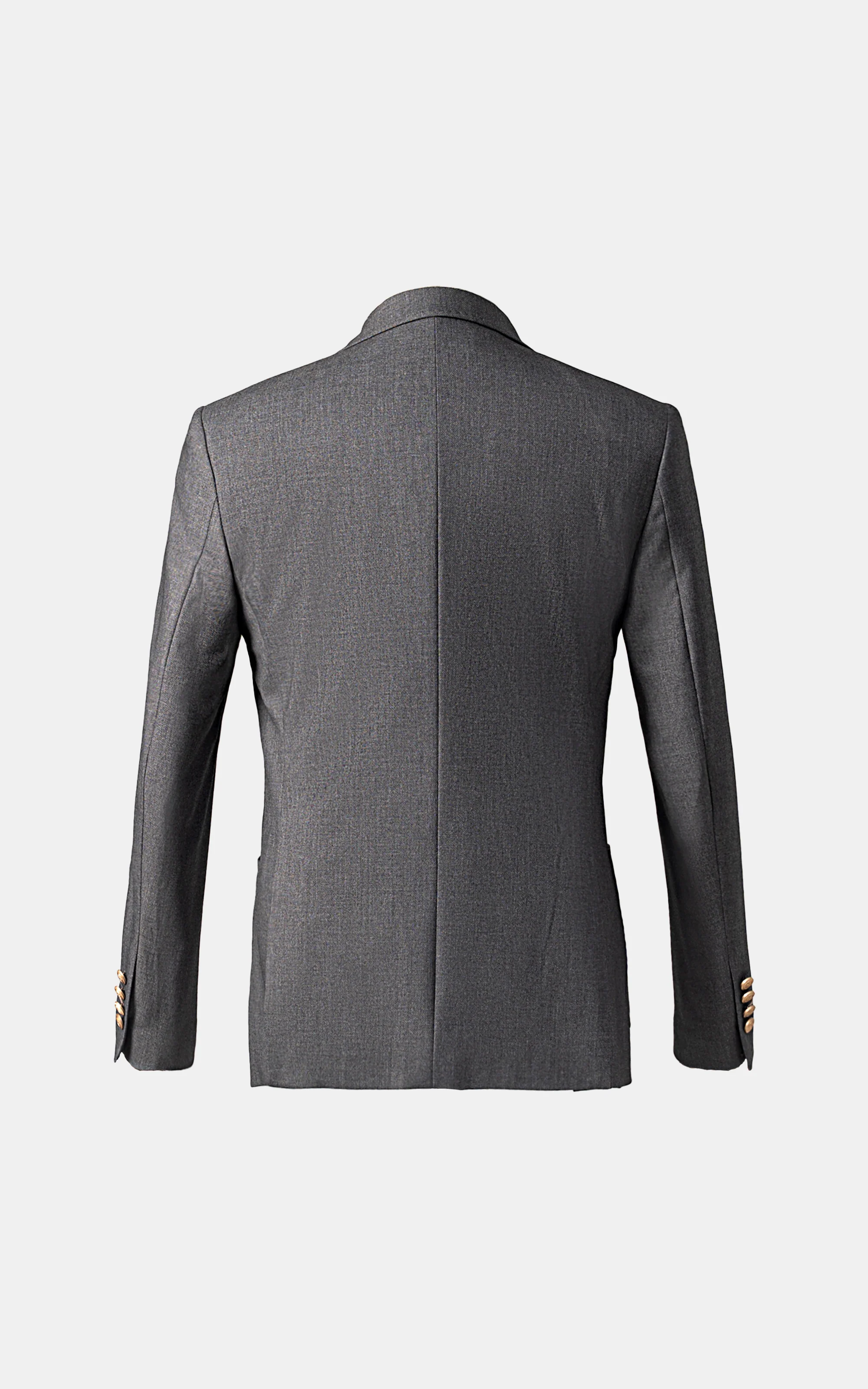 EXECUTIVE TAILORED MEN'S COAT DARK GREY - Image 4