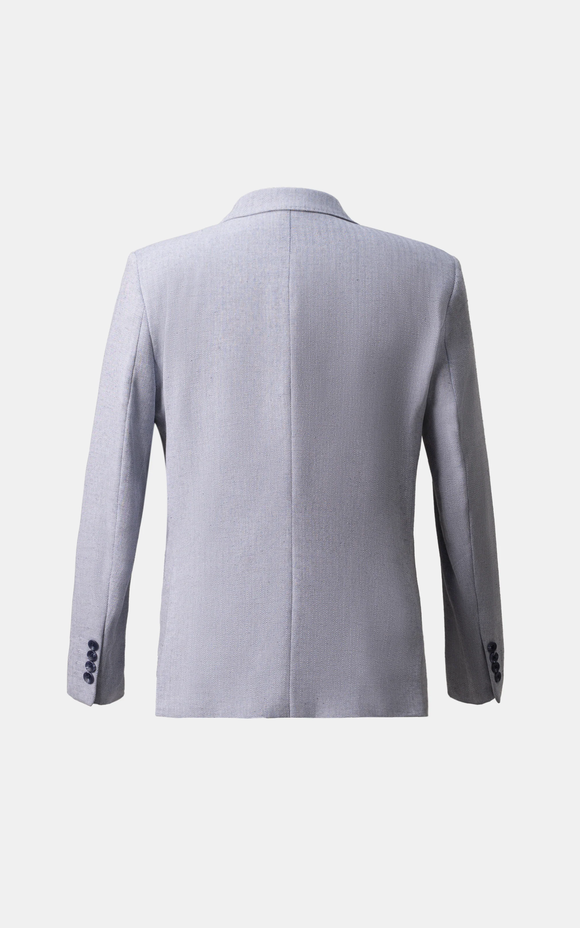 SLIM FIT CASUAL COAT LIGHT BLUE - Image 5