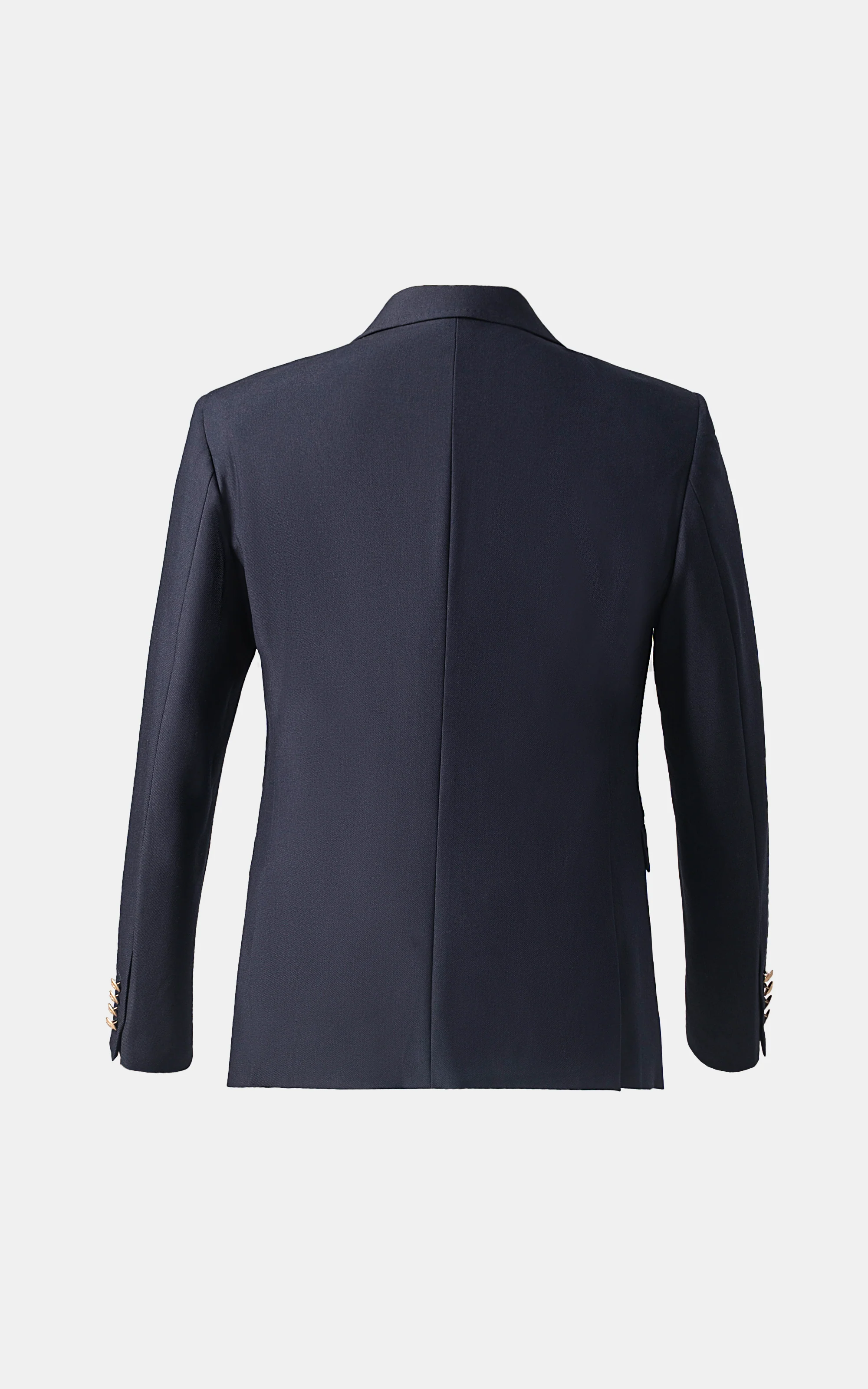 SIGNATURE DOUBLE BREASTED COAT NAVY - Image 3
