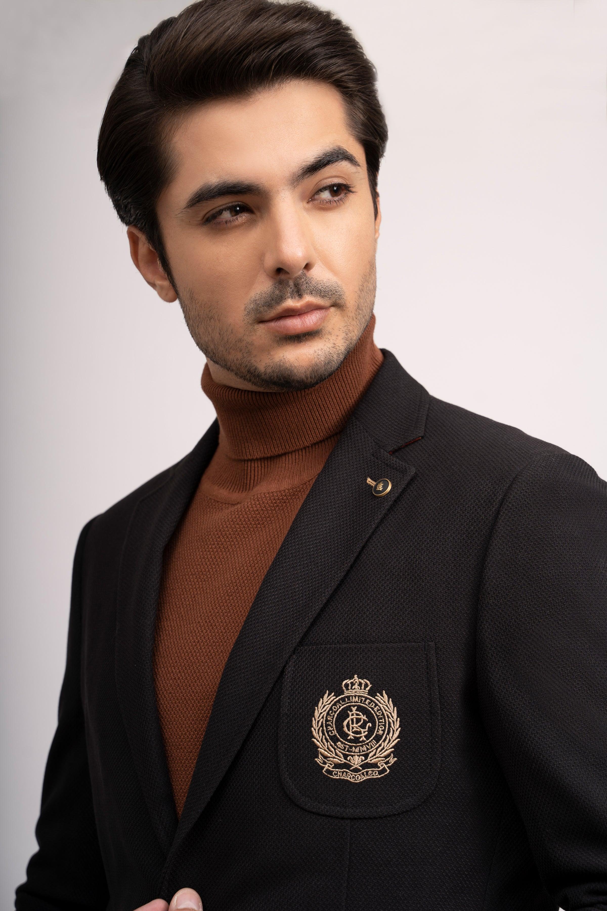 CASUAL COAT SLIM FIT BLACK - Image 4