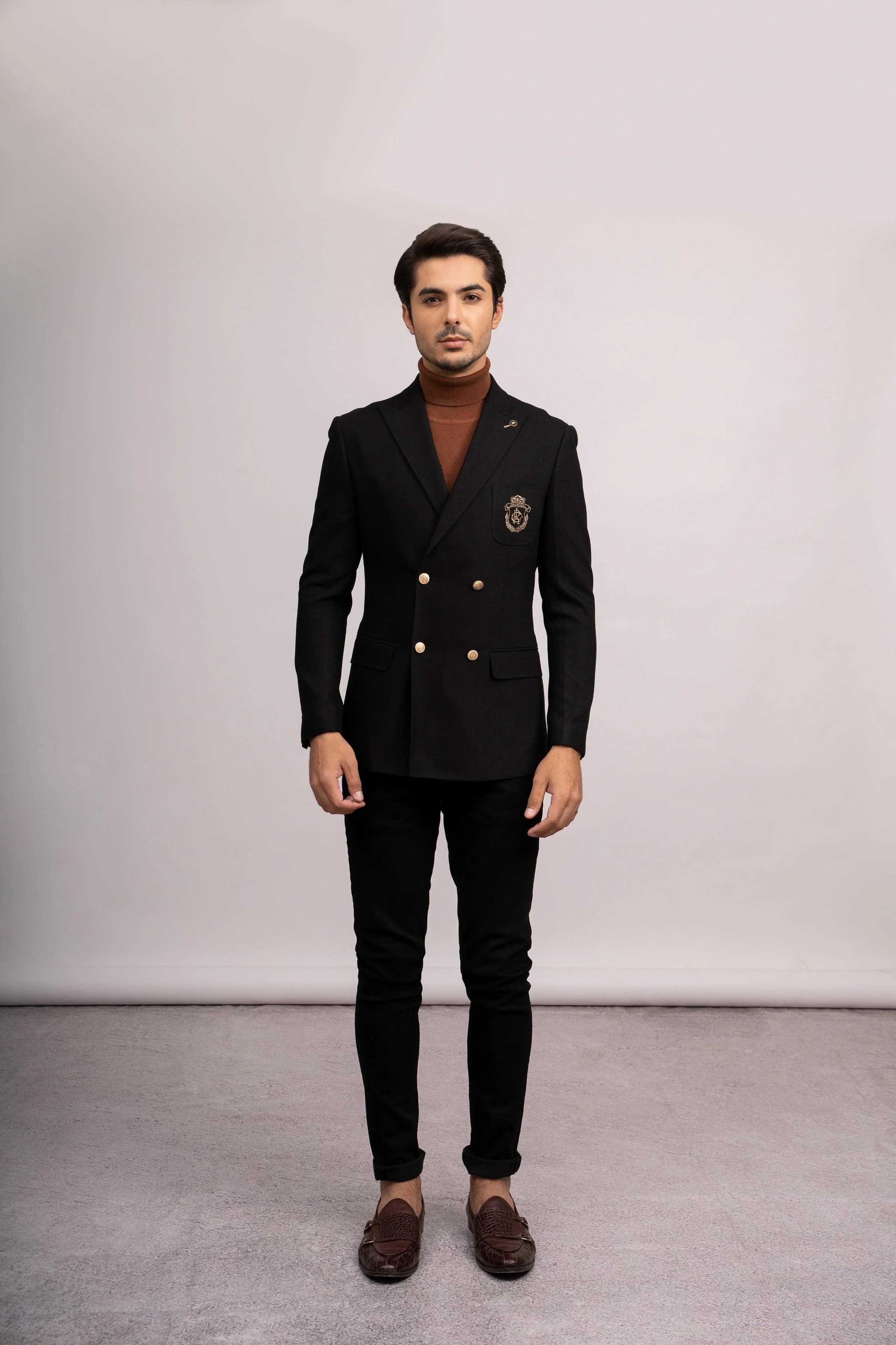 CASUAL COAT SLIM FIT BLACK - Image 2
